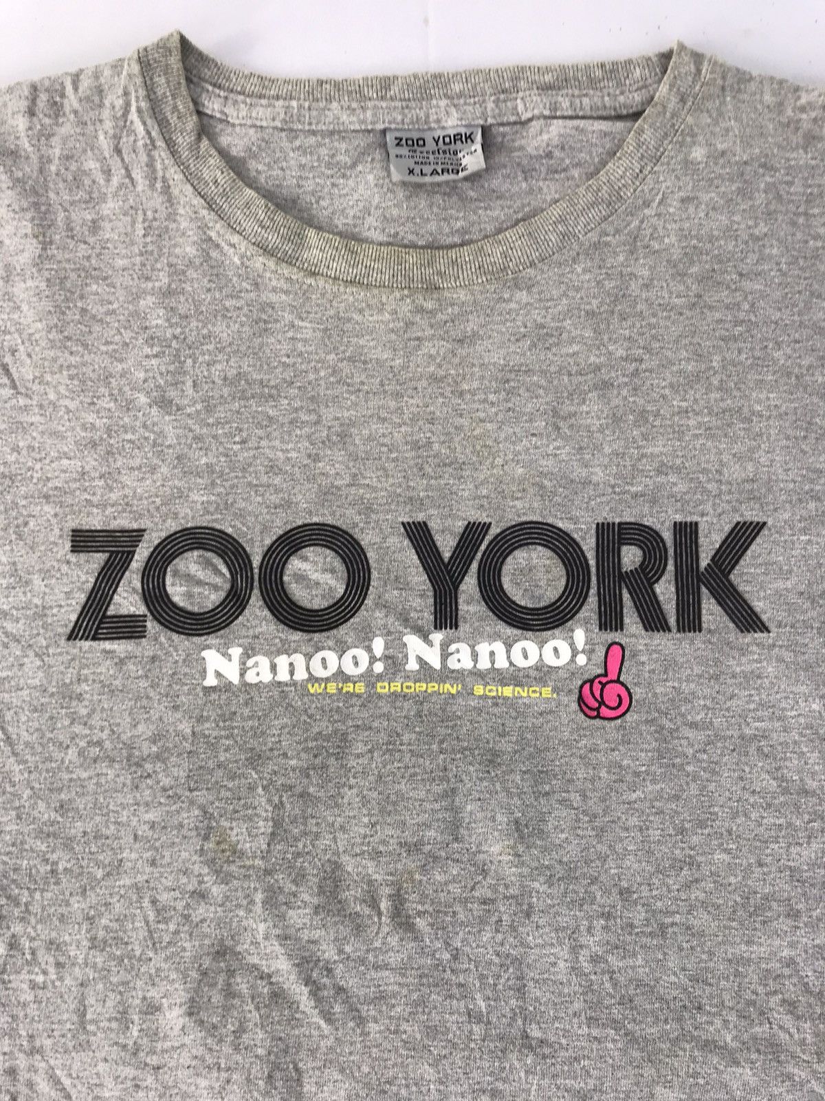 Vintage 90s Zoo York ZY Nanoo Big Logo Printed Tee Size US XL / EU 56 / 4 - 4 Thumbnail