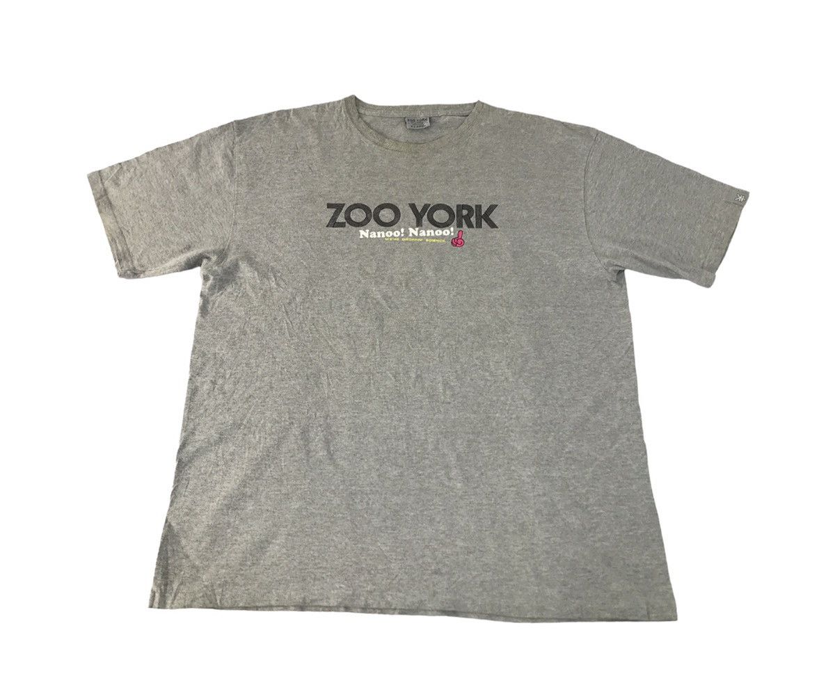 Vintage 90s Zoo York ZY Nanoo Big Logo Printed Tee Size US XL / EU 56 / 4 - 1 Thumbnail