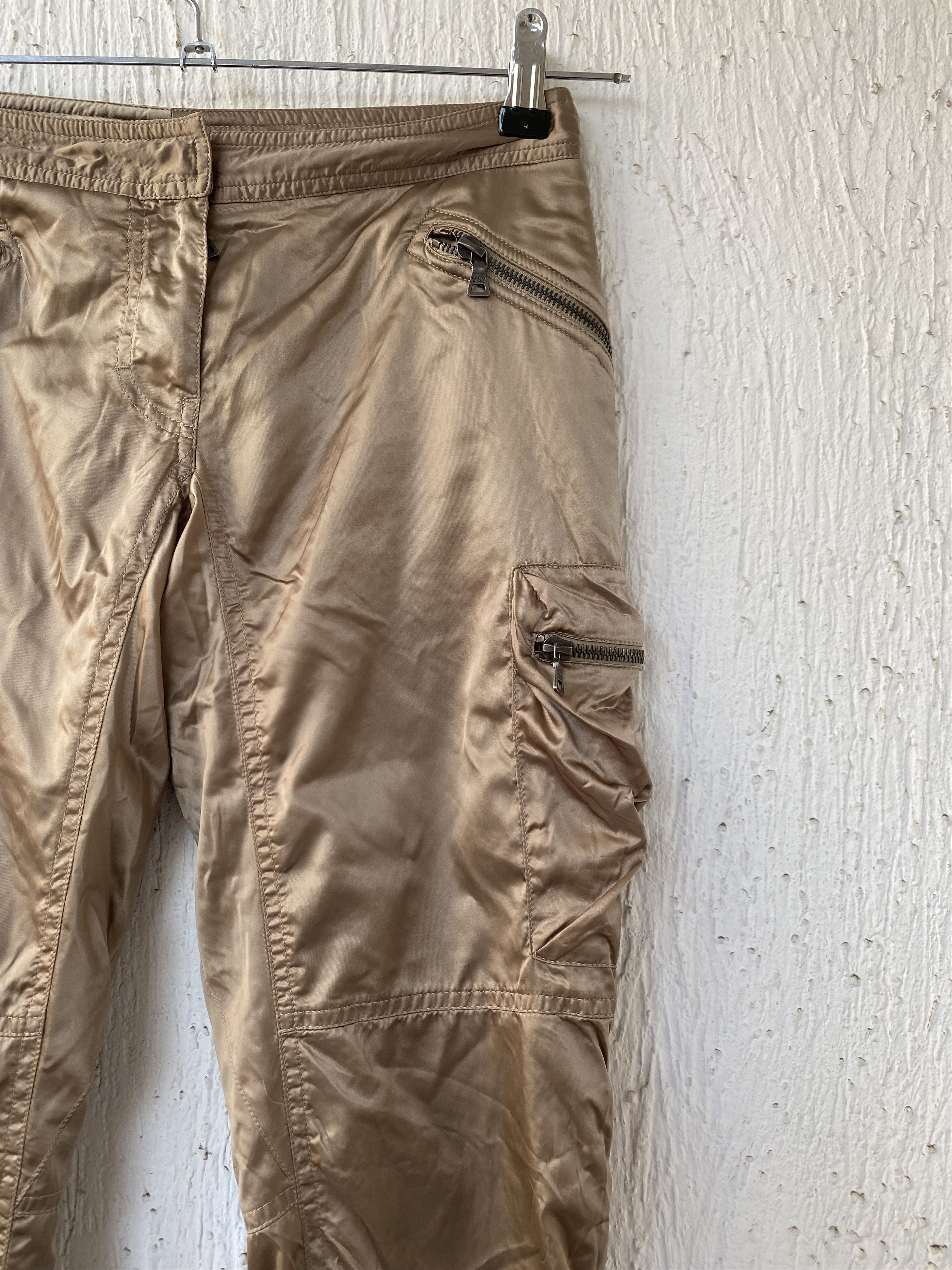 Prada Satin cargo pant Size US 27 - 2 Thumbnail