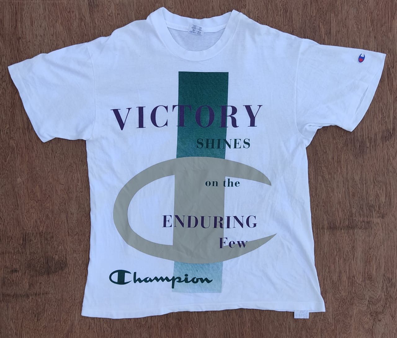 image of Tee Champion C8 in White, Men's (Size Large)