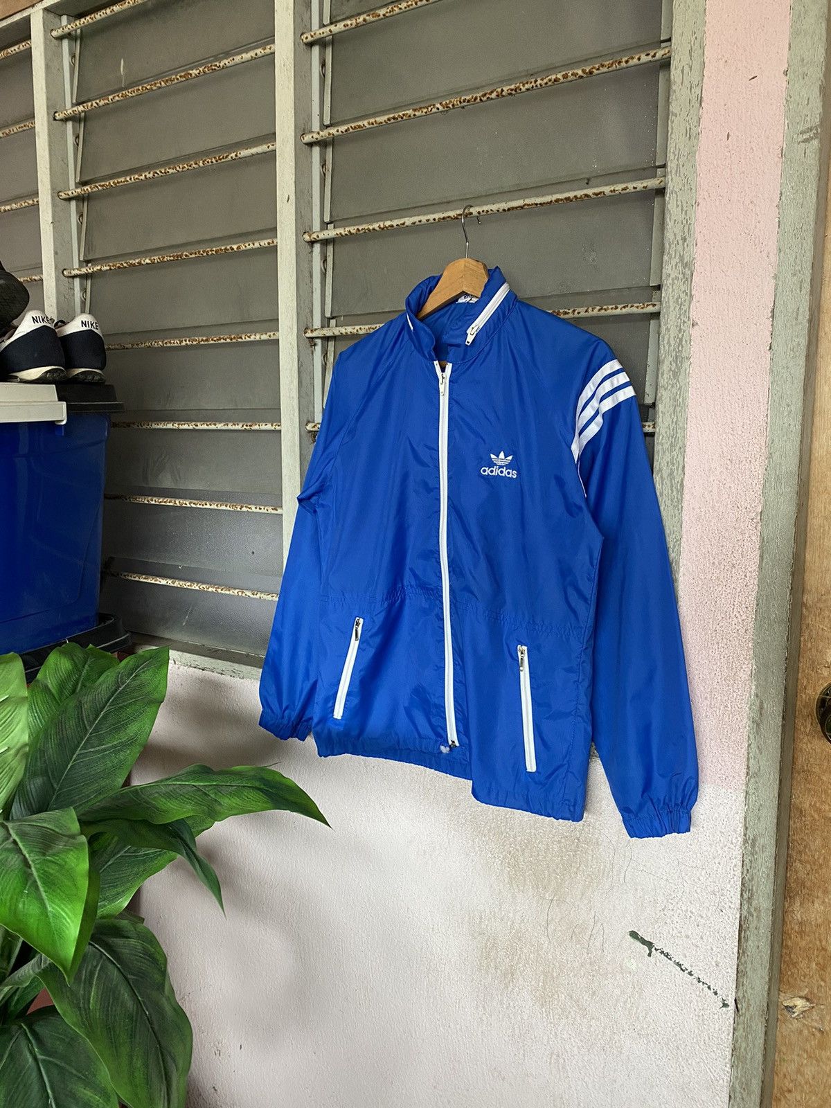 Adidas Vintage 90's adidas raincoat Size US S / EU 44-46 / 1 - 1 Thumbnail