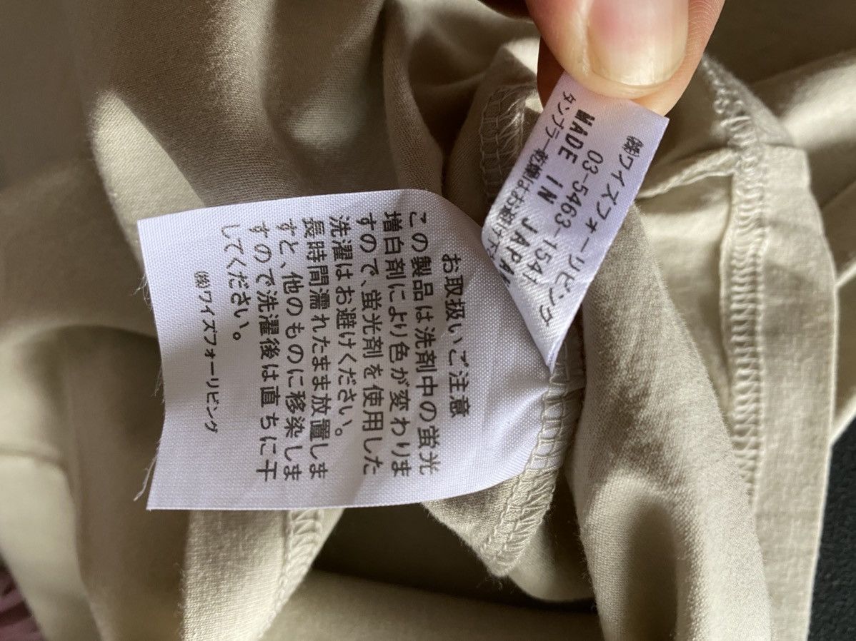 Y's × Yohji Yamamoto SS Y's For Living Tank Top Size M / US 6-8 / IT 42-44 - 7 Thumbnail