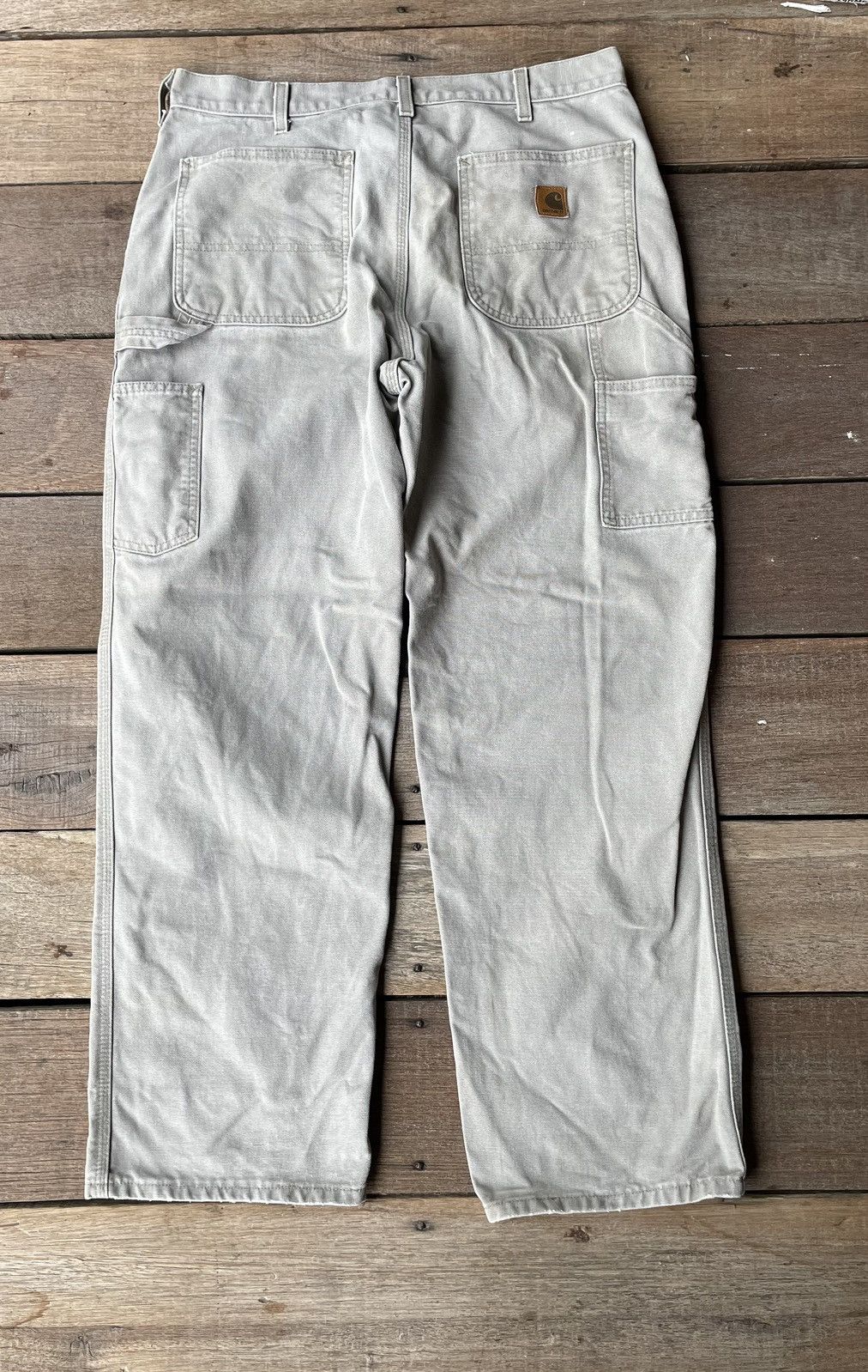 Carhartt × Vintage Vintage 90s Carhartt Workwear Pants Sz 34x30 Size US 34 / EU 50 - 1 Thumbnail