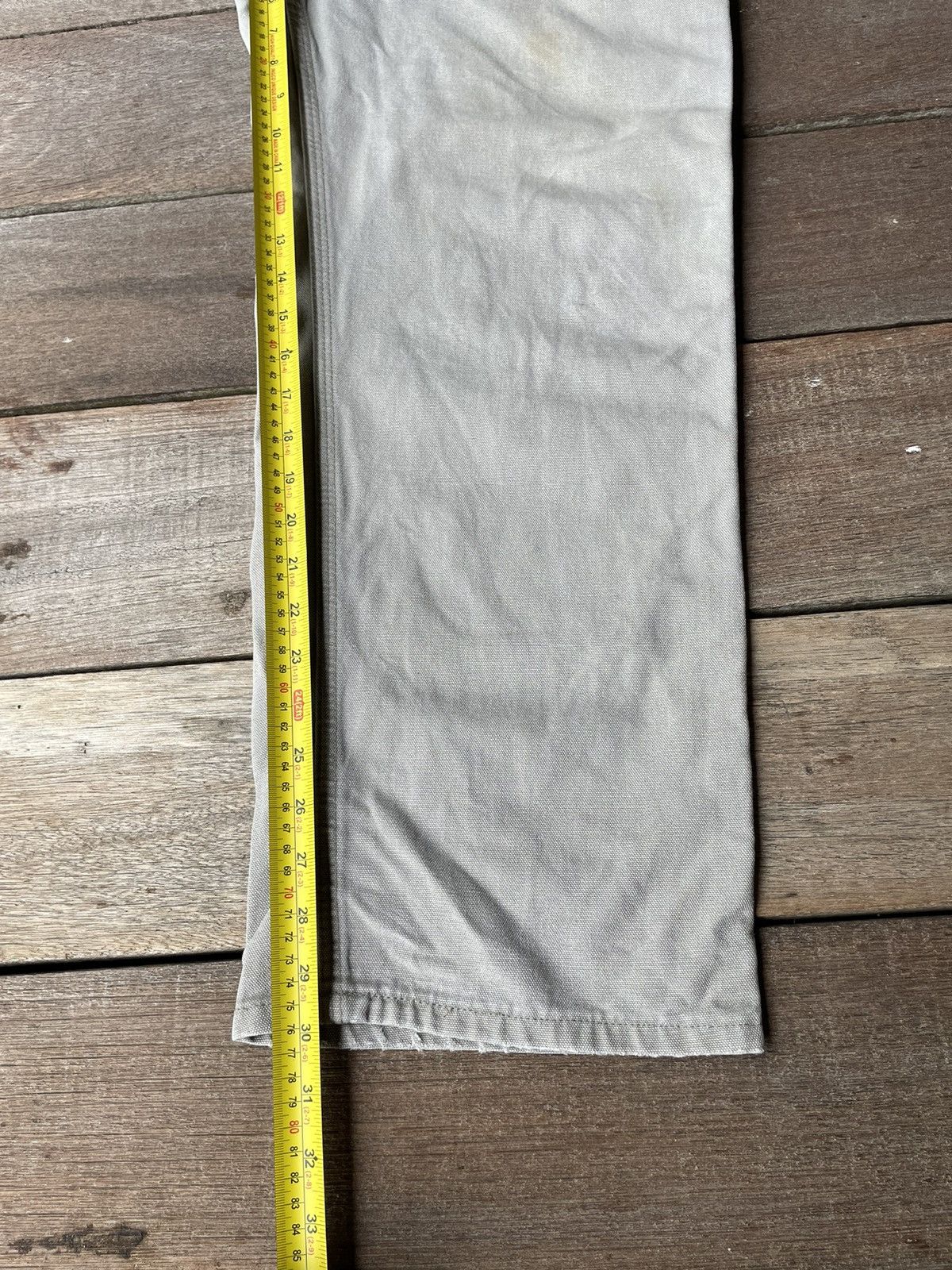 Carhartt × Vintage Vintage 90s Carhartt Workwear Pants Sz 34x30 Size US 34 / EU 50 - 13 Thumbnail