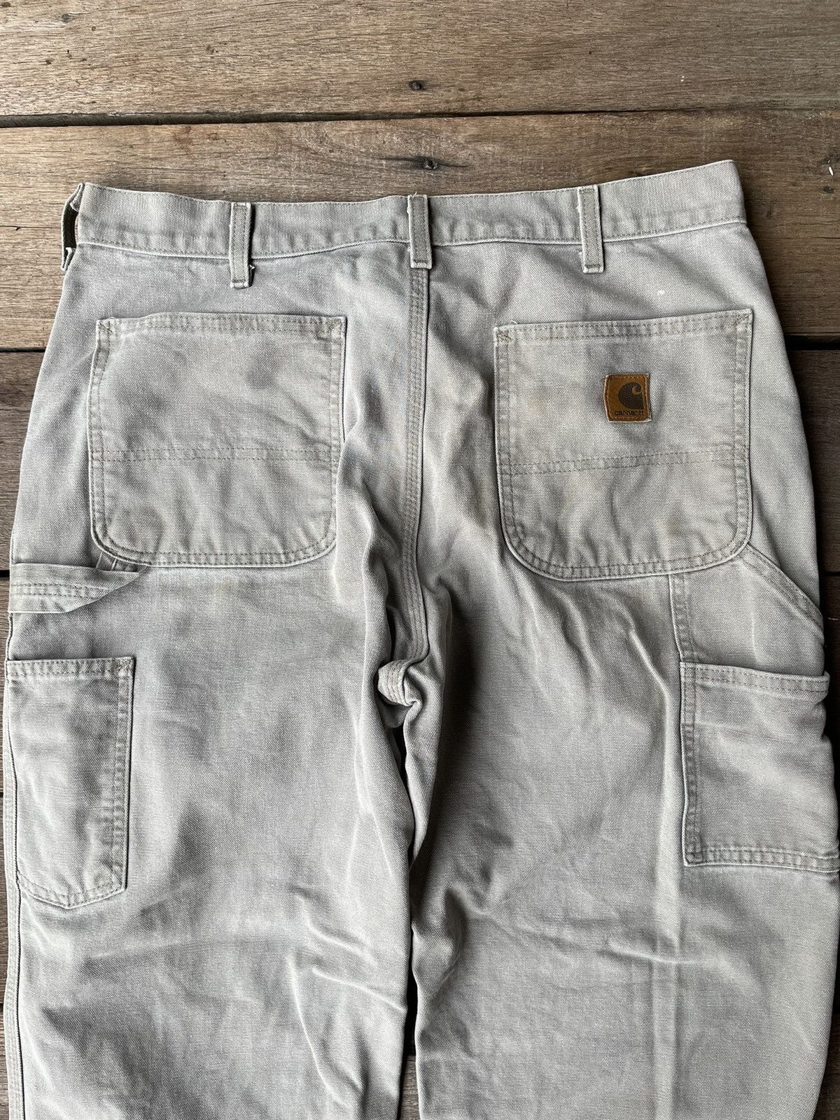 Carhartt × Vintage Vintage 90s Carhartt Workwear Pants Sz 34x30 Size US 34 / EU 50 - 2 Thumbnail
