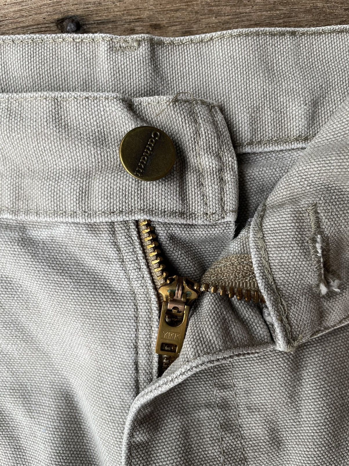 Carhartt × Vintage Vintage 90s Carhartt Workwear Pants Sz 34x30 Size US 34 / EU 50 - 4 Thumbnail