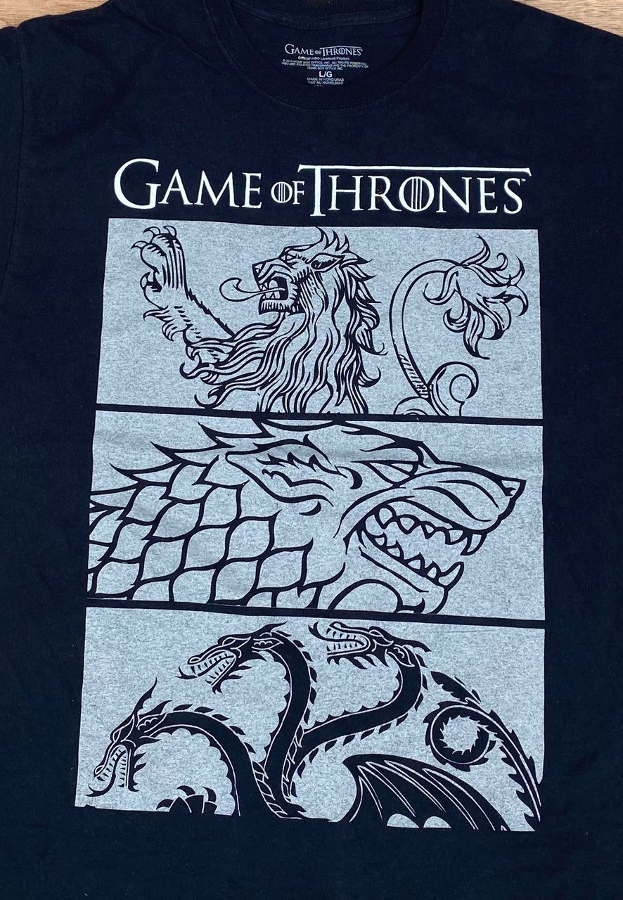 Vintage vintage tee D 35 game of throne Size US L / EU 52-54 / 3 - 2 Thumbnail