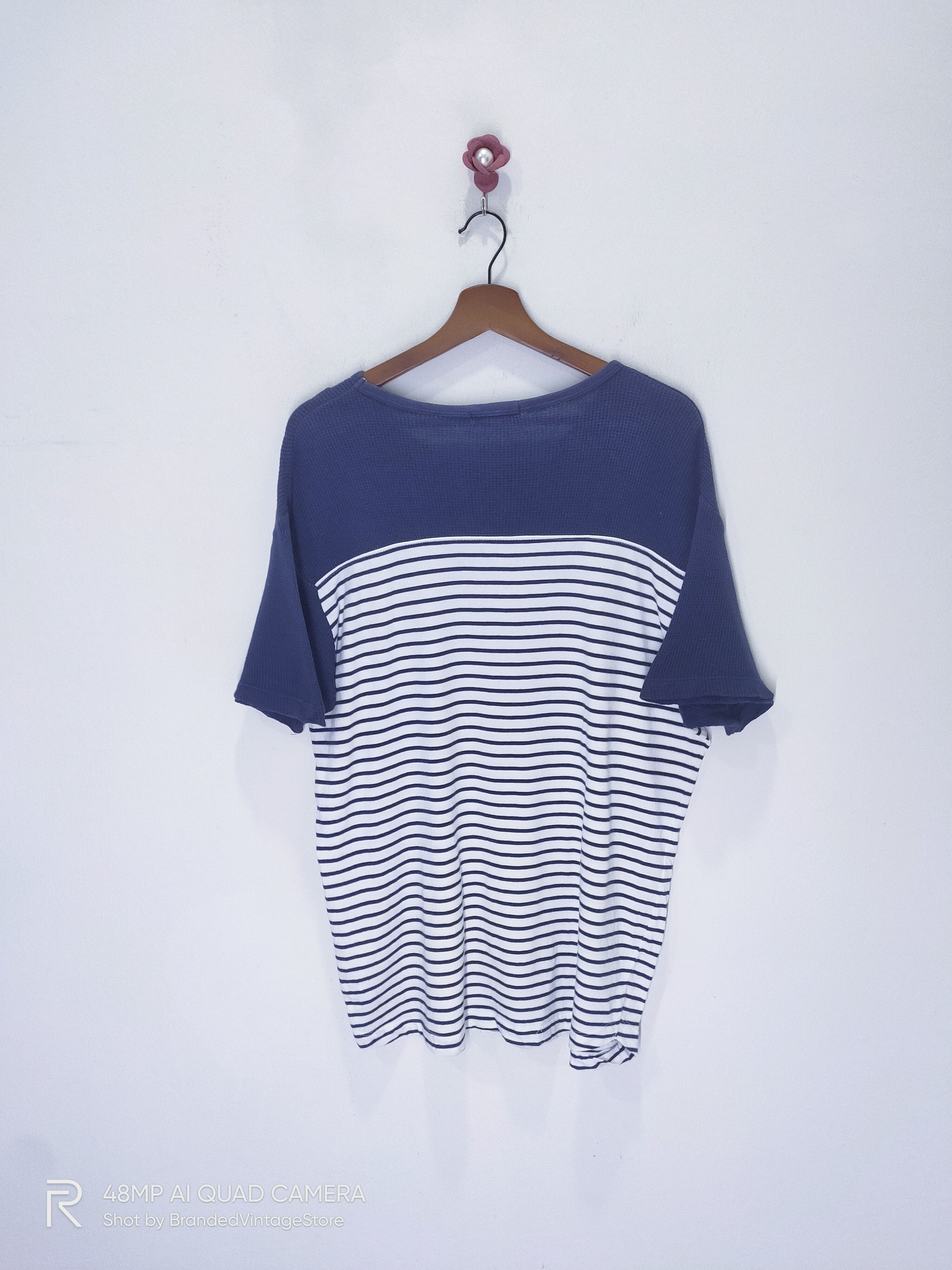 Solid and Striped STERNY Striped like Kurt Cobain Prison Style Streetwear Tee Size L / US 10 / IT 46 - 2 Thumbnail
