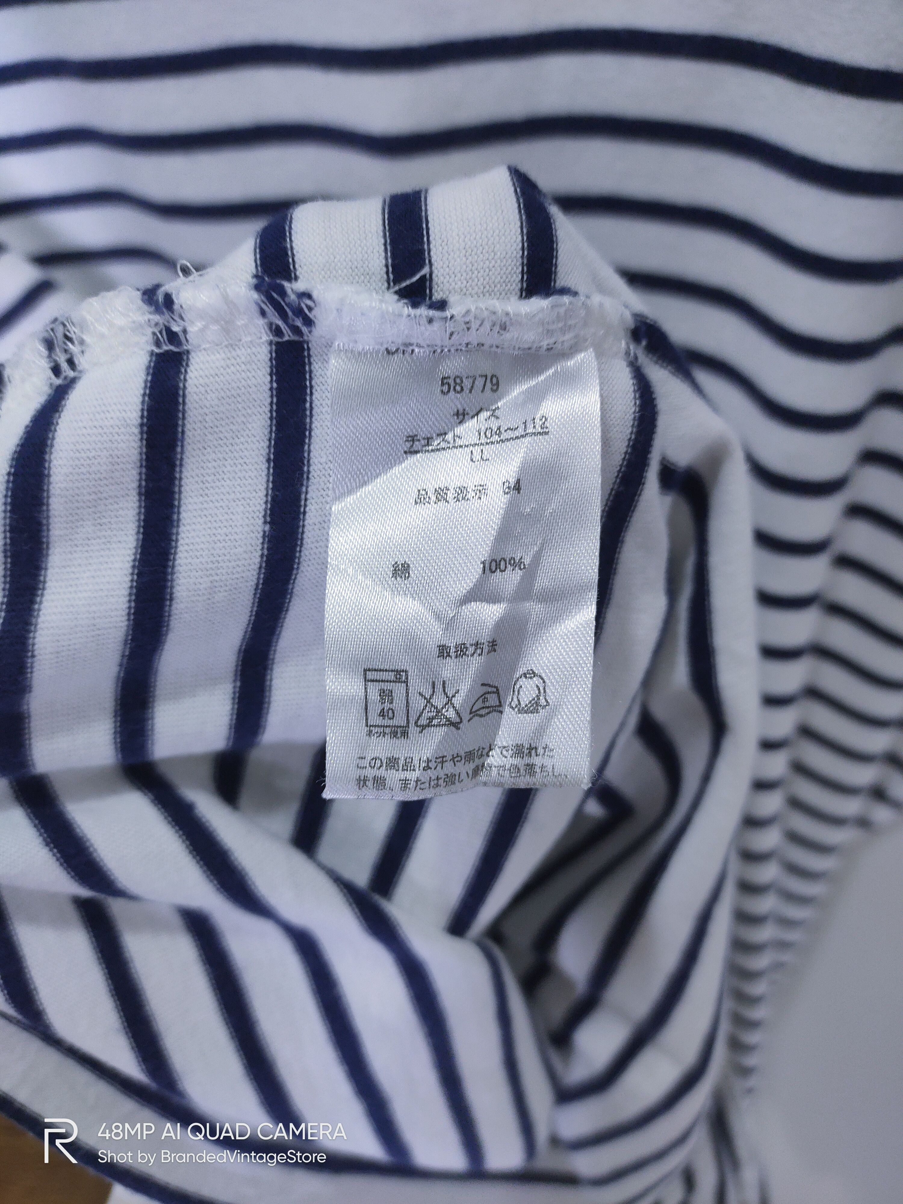 Solid and Striped STERNY Striped like Kurt Cobain Prison Style Streetwear Tee Size L / US 10 / IT 46 - 7 Thumbnail