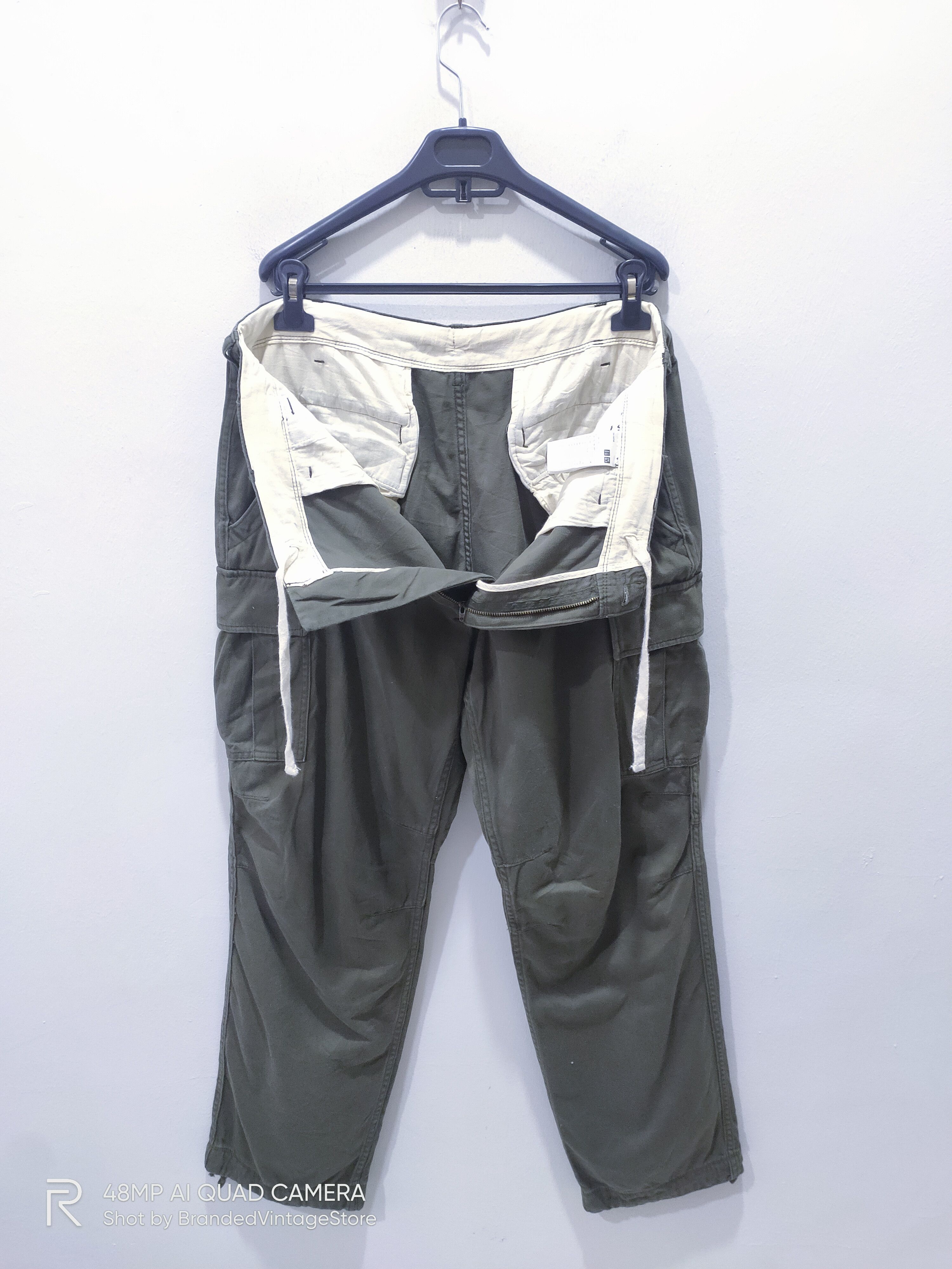 Japanese Brand × Mountain Khakis × Uniqlo UNIQLO Double Knee Pullover Multipocket Hunting Cargo Pants Size US 37 - 3 Thumbnail