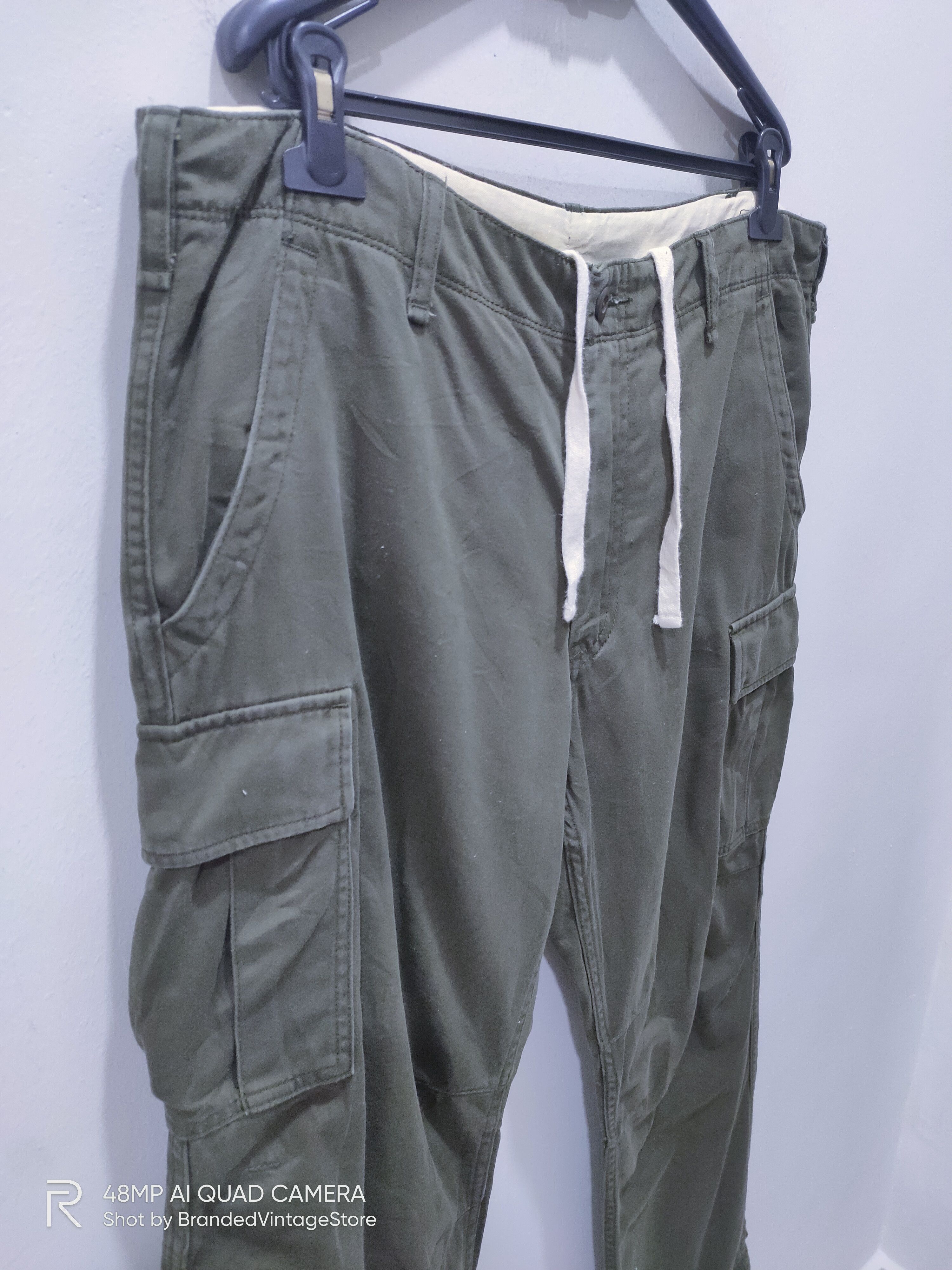 Japanese Brand × Mountain Khakis × Uniqlo UNIQLO Double Knee Pullover Multipocket Hunting Cargo Pants Size US 37 - 6 Thumbnail
