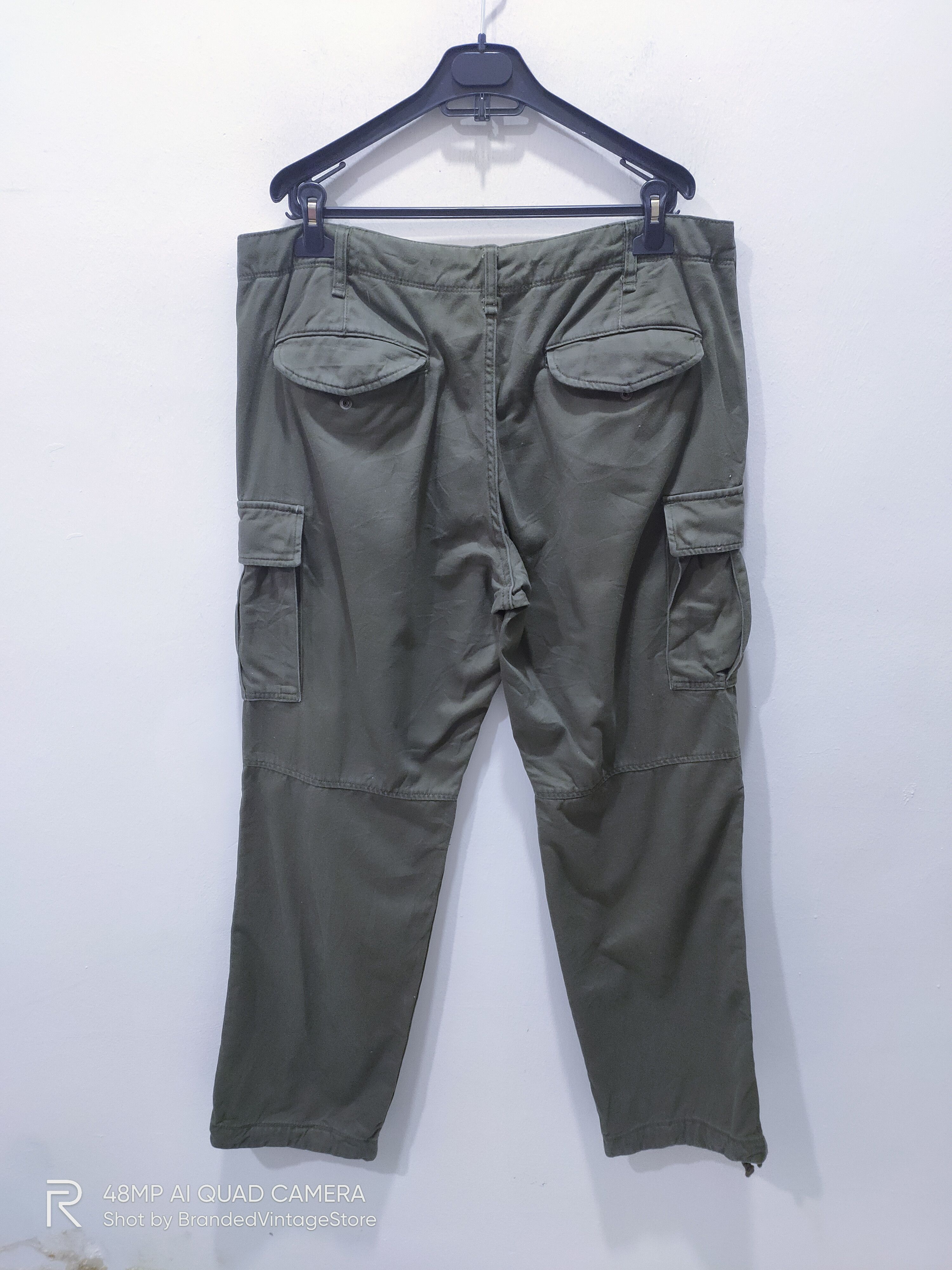 Japanese Brand × Mountain Khakis × Uniqlo UNIQLO Double Knee Pullover Multipocket Hunting Cargo Pants Size US 37 - 2 Thumbnail