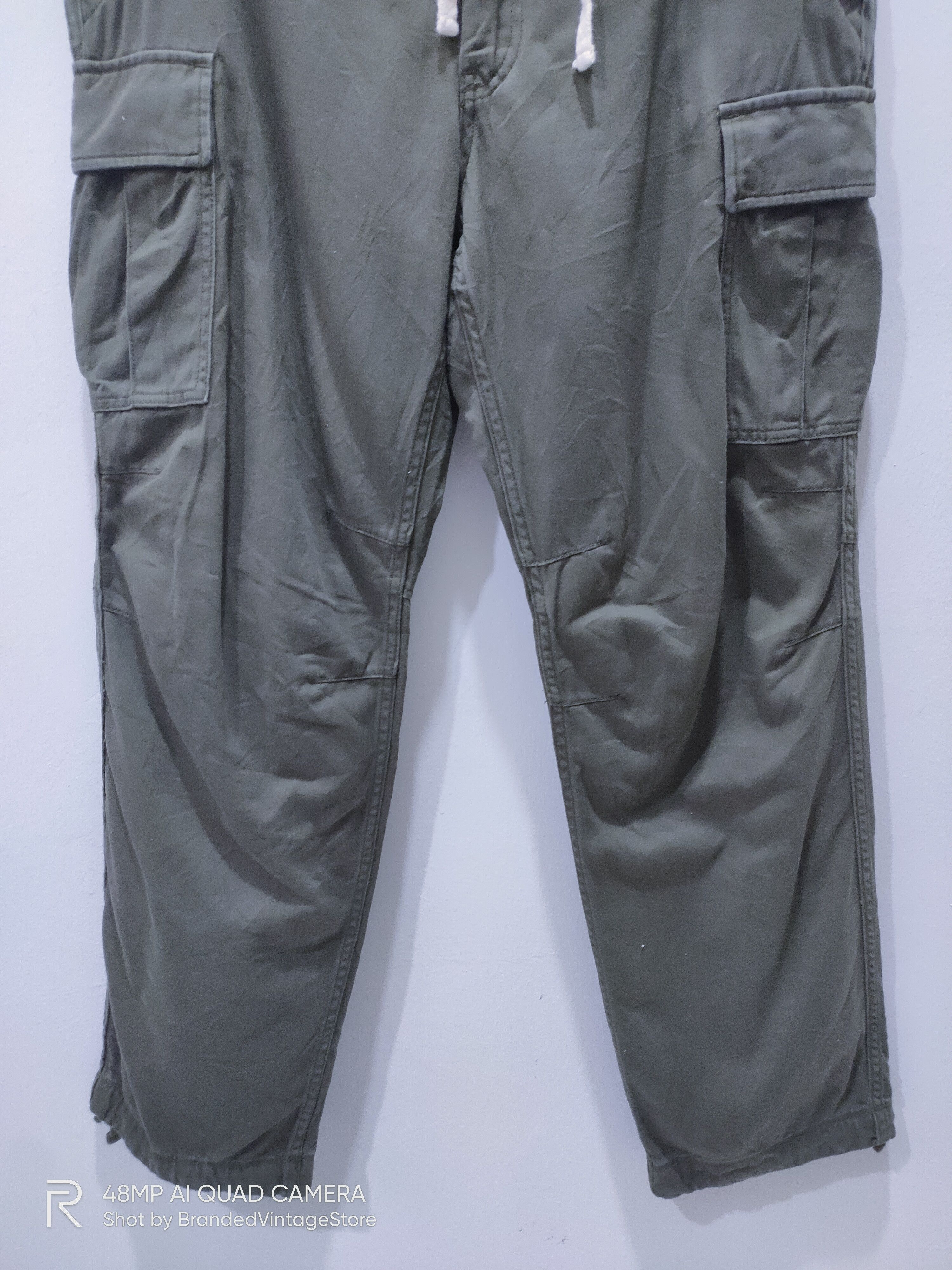 Japanese Brand × Mountain Khakis × Uniqlo UNIQLO Double Knee Pullover Multipocket Hunting Cargo Pants Size US 37 - 5 Thumbnail