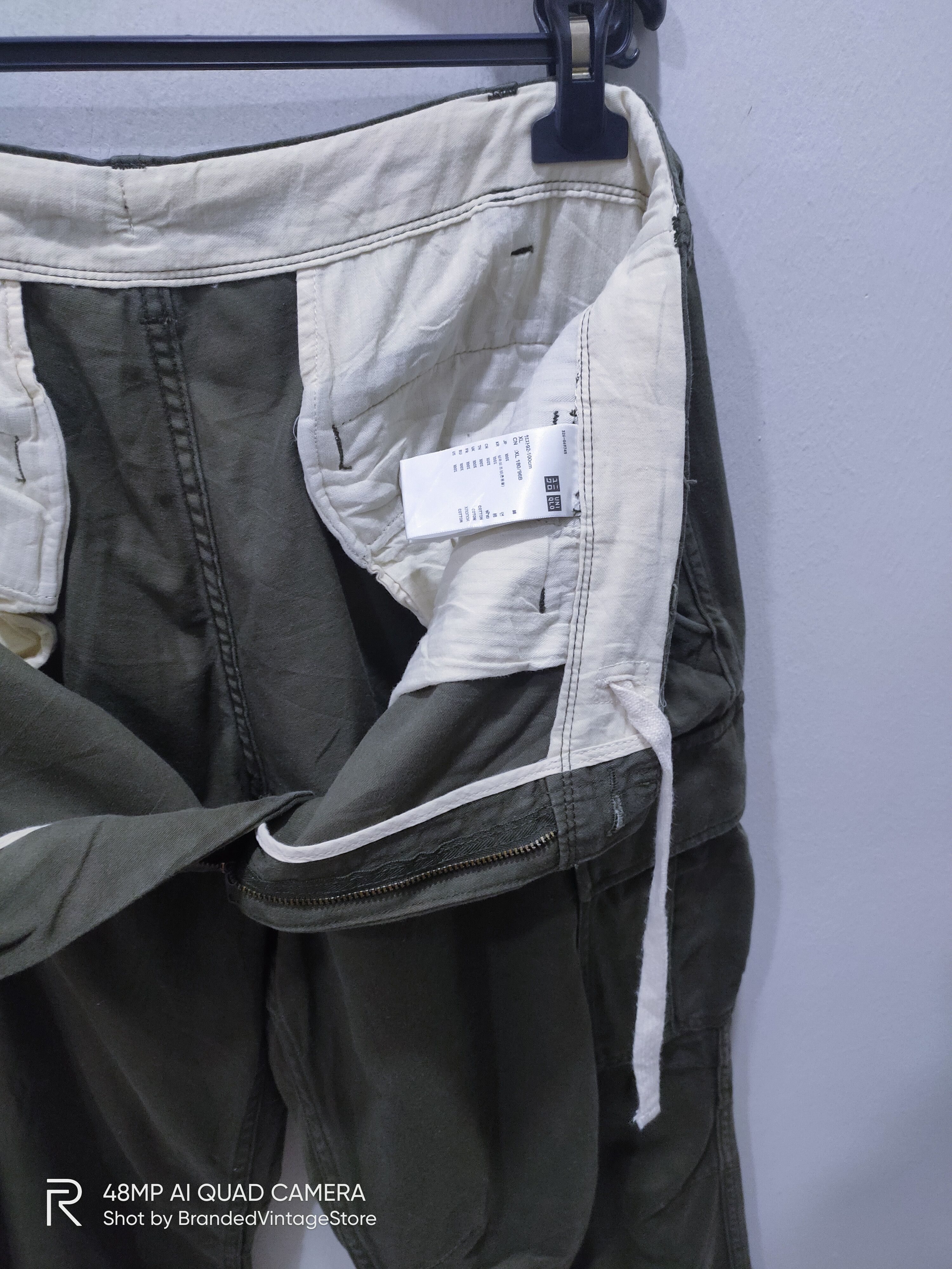 Japanese Brand × Mountain Khakis × Uniqlo UNIQLO Double Knee Pullover Multipocket Hunting Cargo Pants Size US 37 - 15 Thumbnail