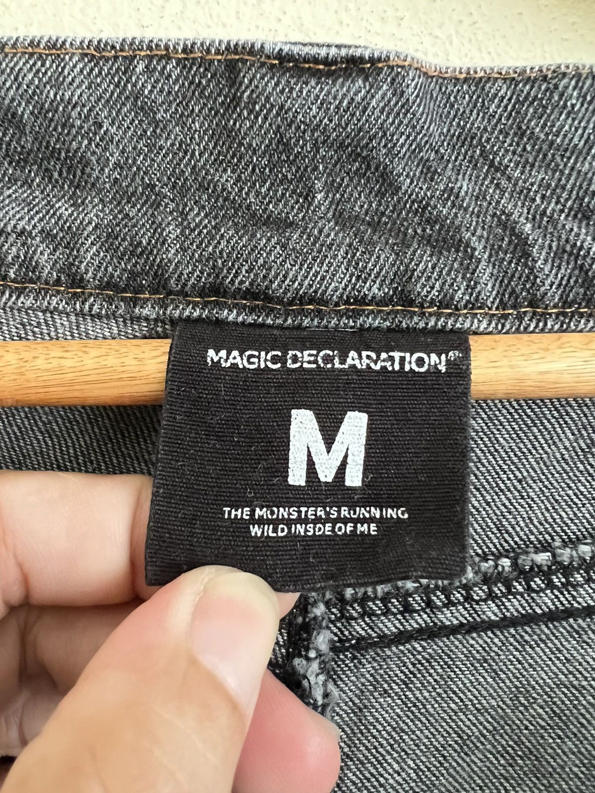 Japanese Brand × Vintage Vintage Magic Declaration Jeans Distressed Denim Size US 31 - 9 Thumbnail