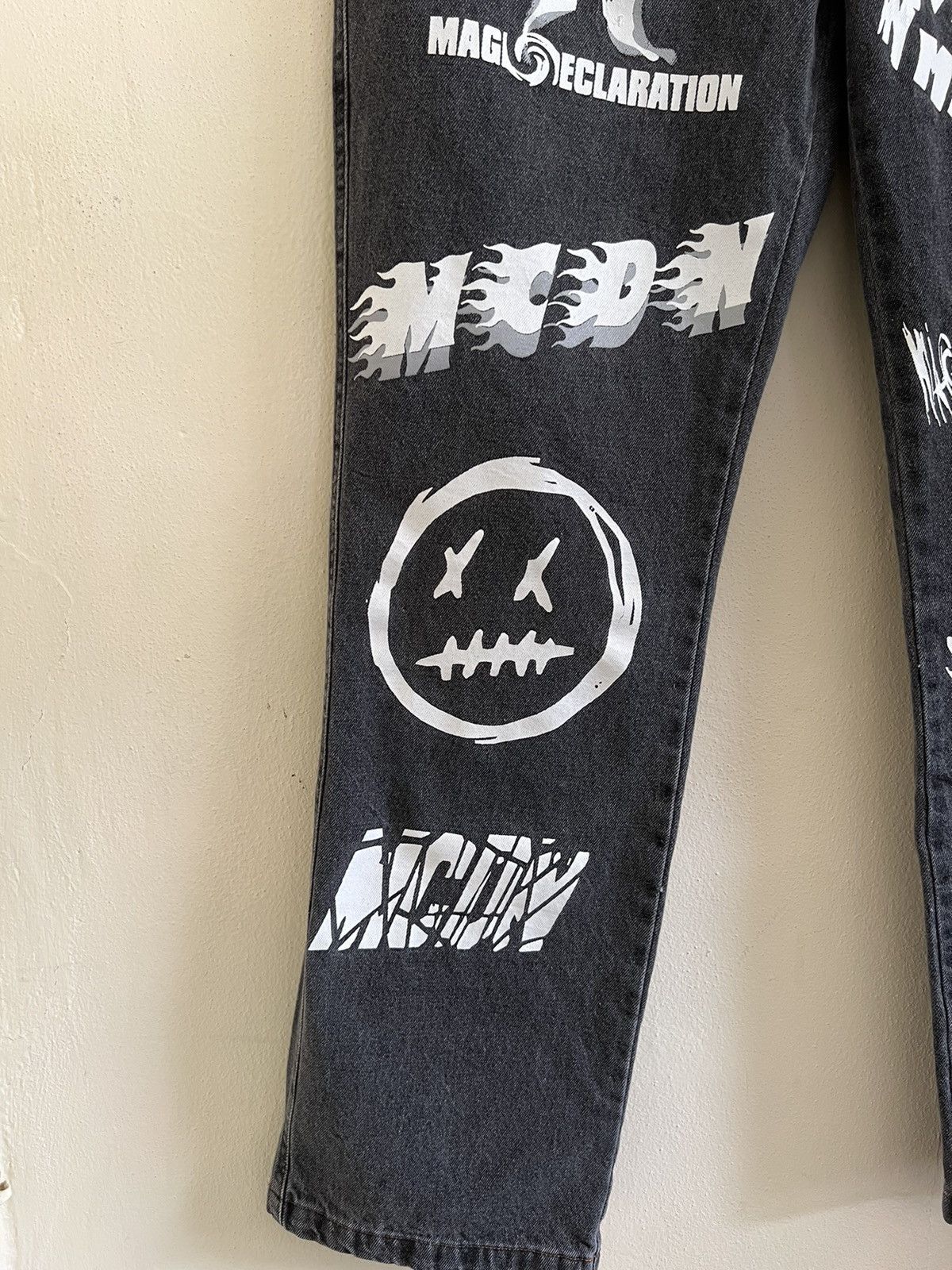 Japanese Brand × Vintage Vintage Magic Declaration Jeans Distressed Denim Size US 31 - 4 Thumbnail