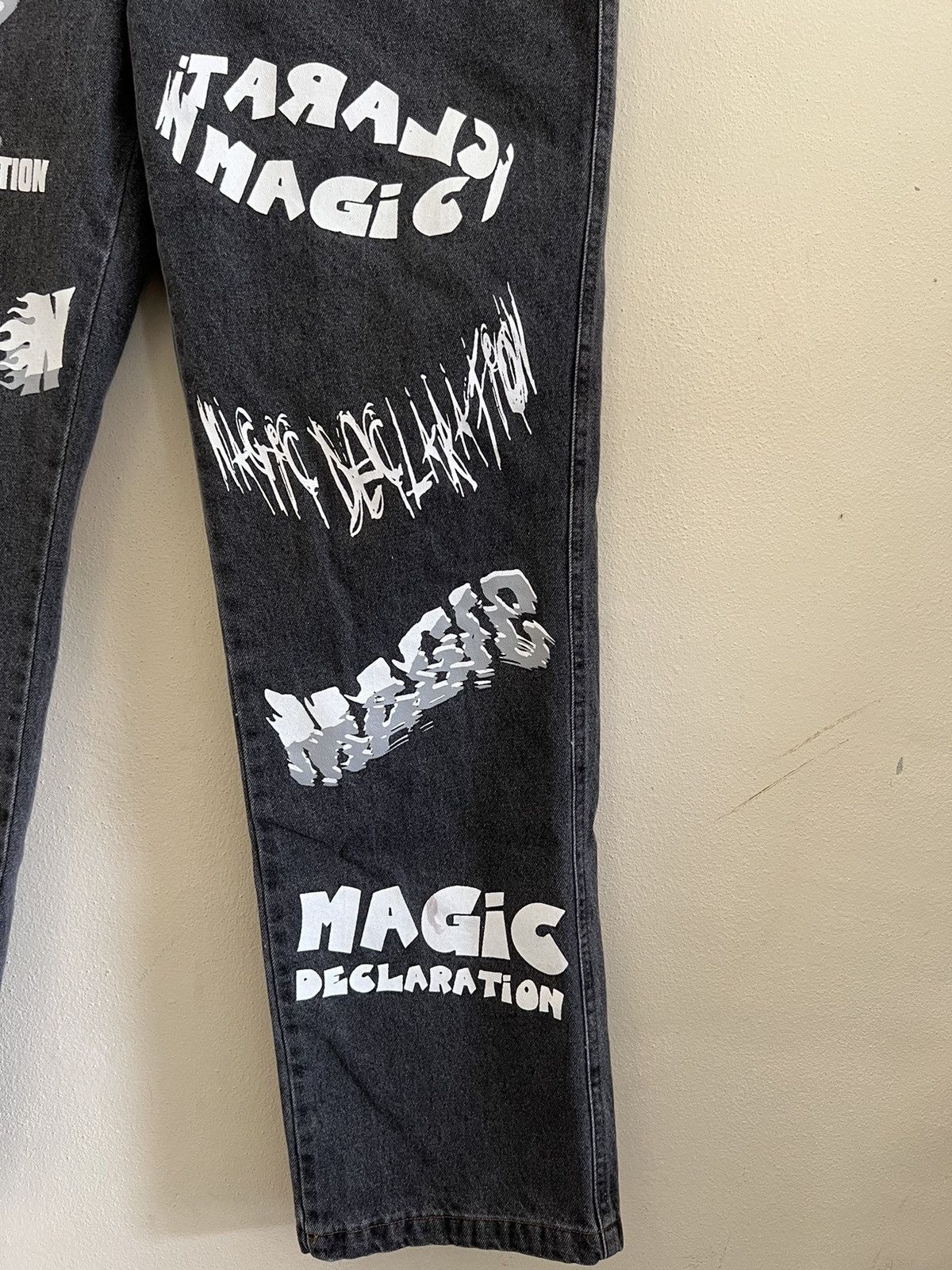 Japanese Brand × Vintage Vintage Magic Declaration Jeans Distressed Denim Size US 31 - 3 Thumbnail