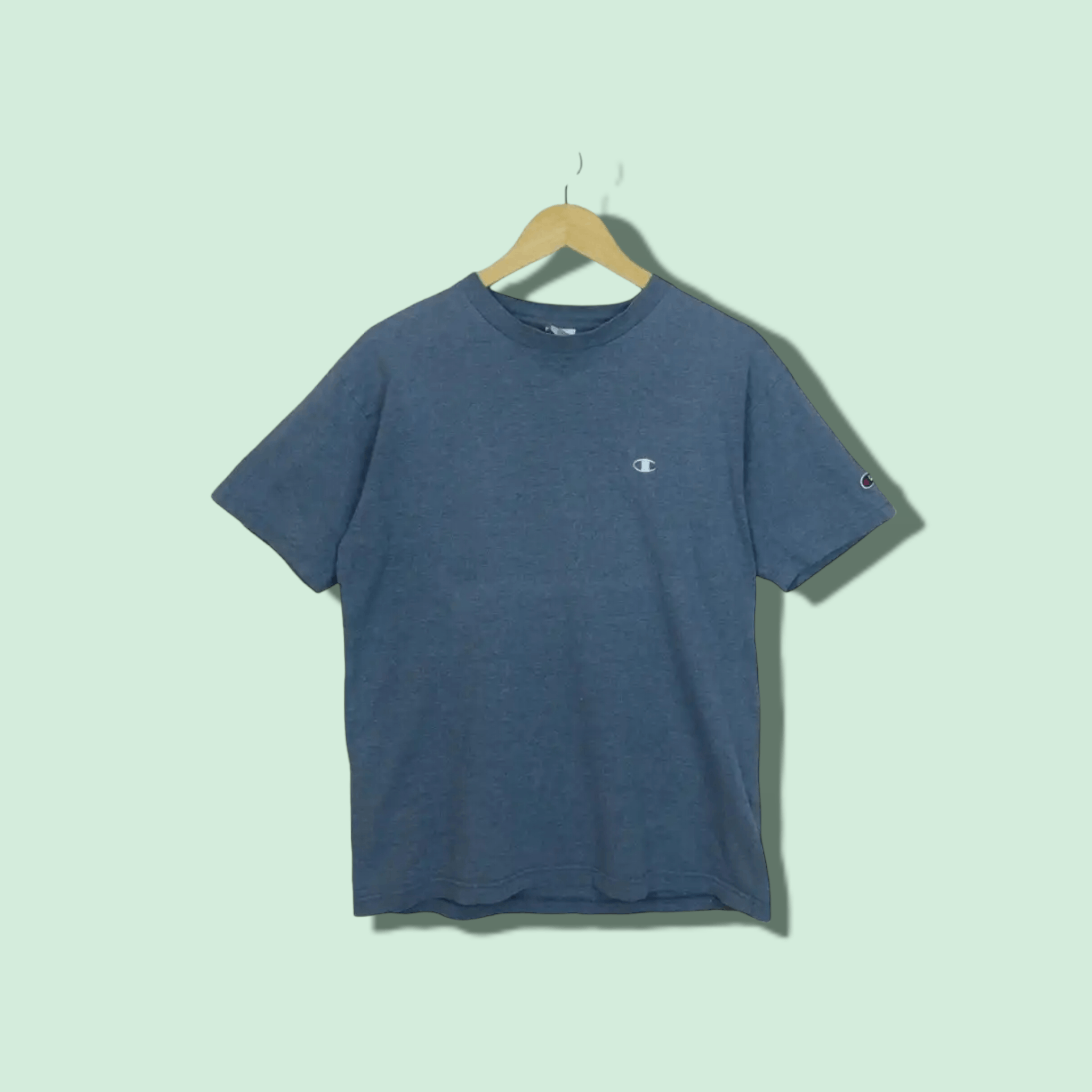 Champion Vintage 2000's CHAMPION Plain T Shirt Size US L / EU 52-54 / 3 - 1 Thumbnail