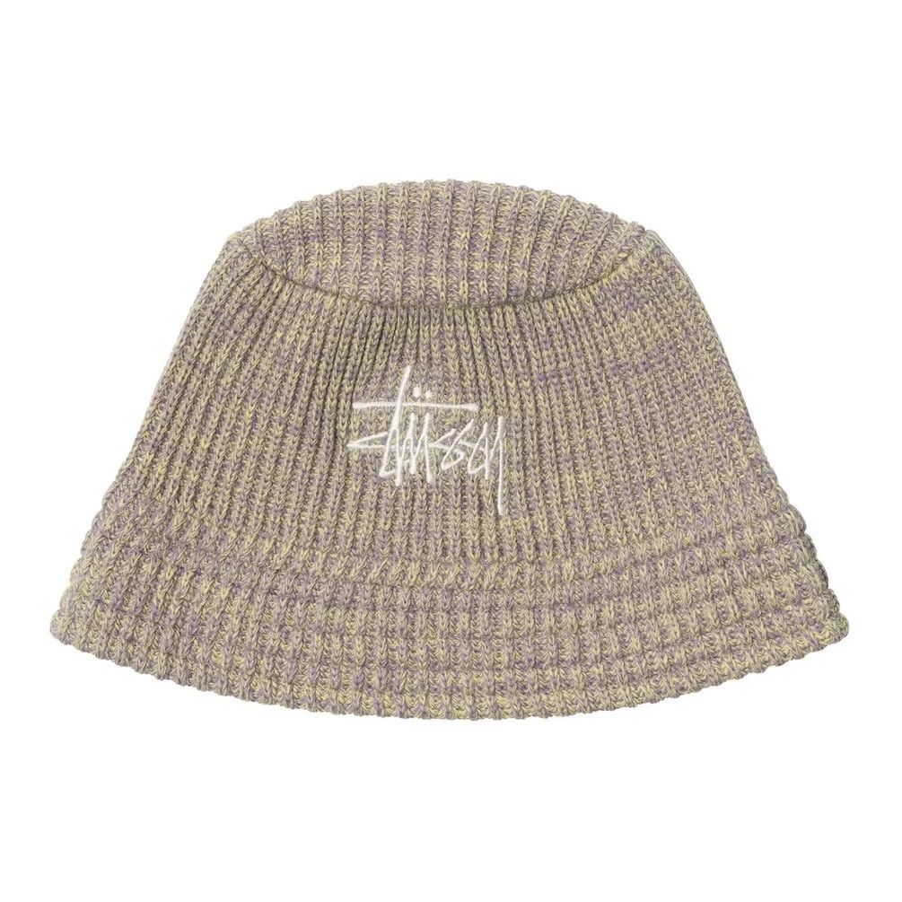 Stussy STUSSY MIXED YARN KNIT BUCKET HAT | Grailed