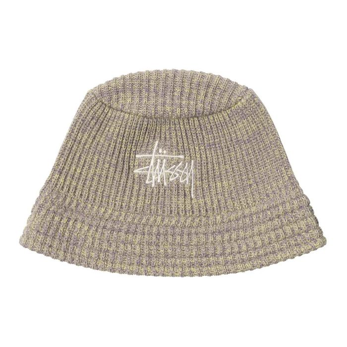 Stussy STUSSY MIXED YARN KNIT BUCKET HAT | Grailed