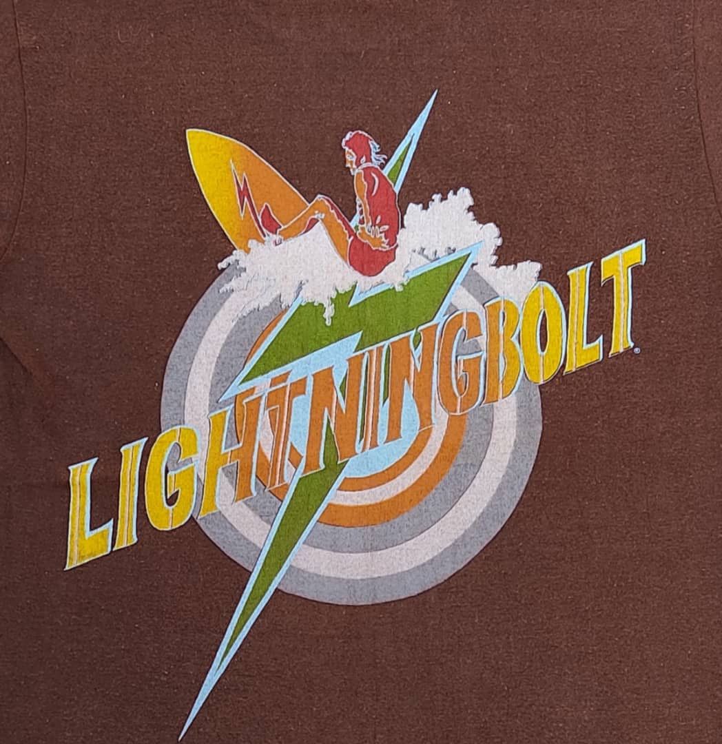 Vintage vintage tee Lightning Bolt A38 Size US M / EU 48-50 / 2 - 2 Thumbnail