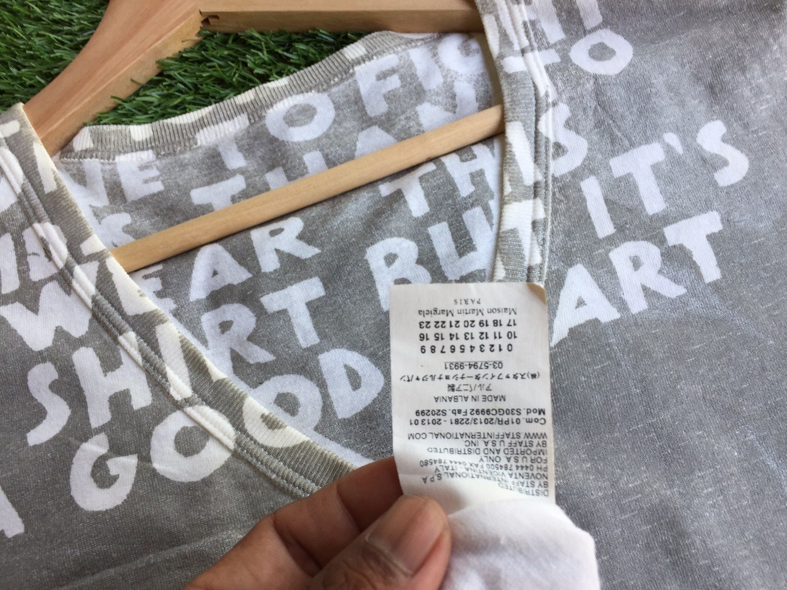 Maison Margiela ARCHIVE SS13 MARTIN MARGIELA GOOD START" AIDSCHARITY TSHIRT Size US M / EU 48-50 / 2 - 3 Thumbnail