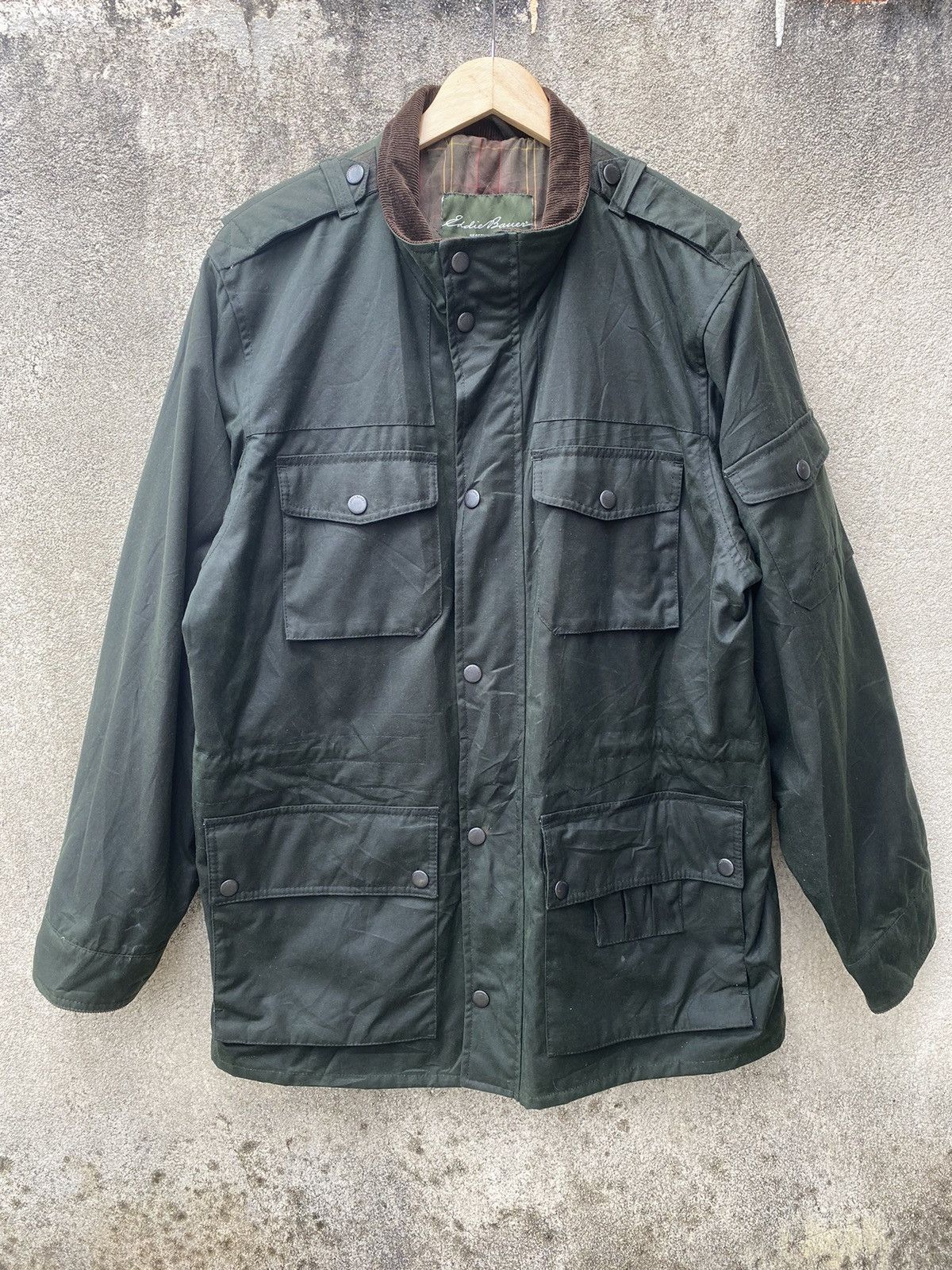Eddie Bauer Eddie Bauer Waxed M65 Jacket Size US XL / EU 56 / 4 - 1 Thumbnail