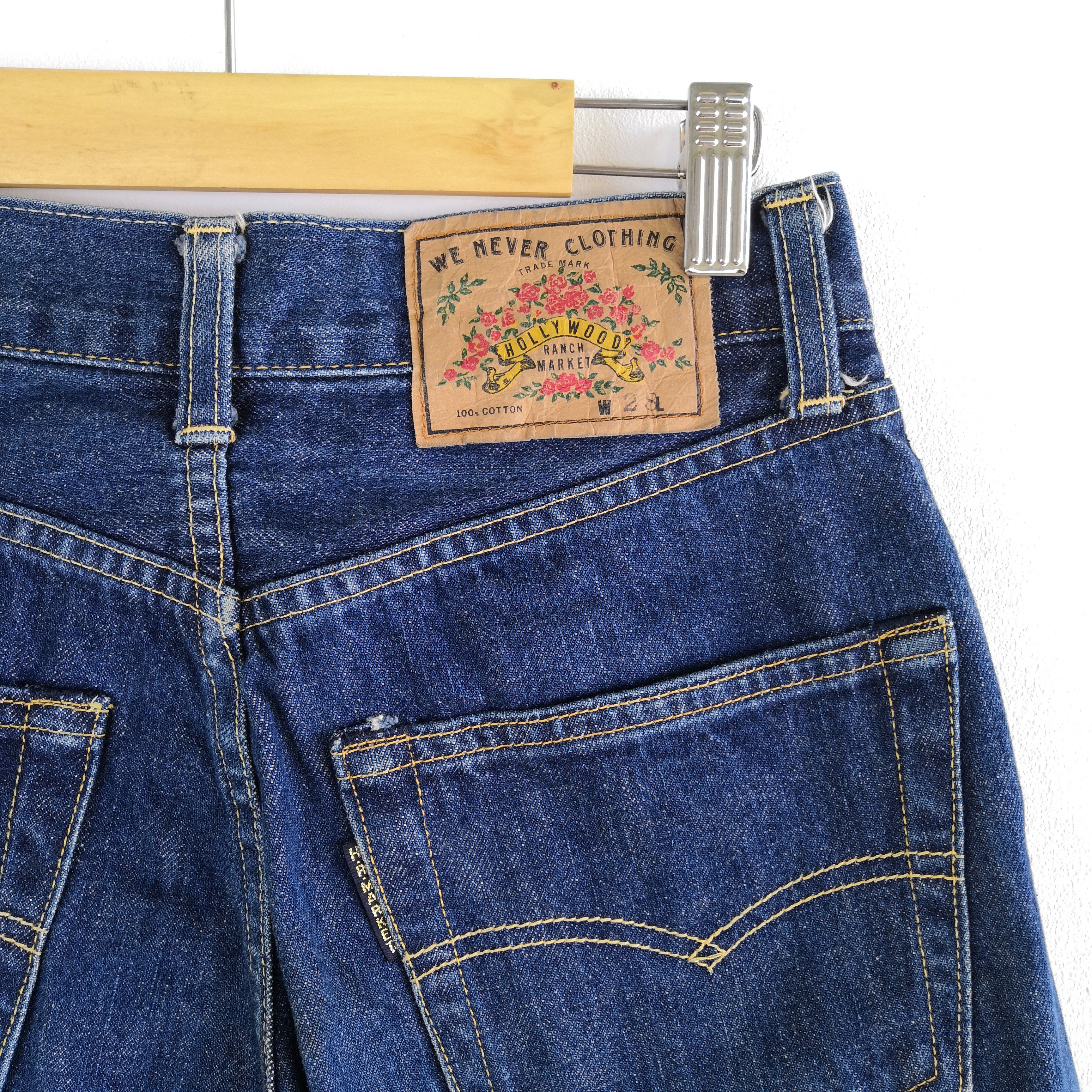 HOLLYWOOD RANCH MARKET Vintage Selvedge Hollywood Ranch Market Denim Jeans Pants Size 24" / US 00 / IT 34 - 7 Thumbnail