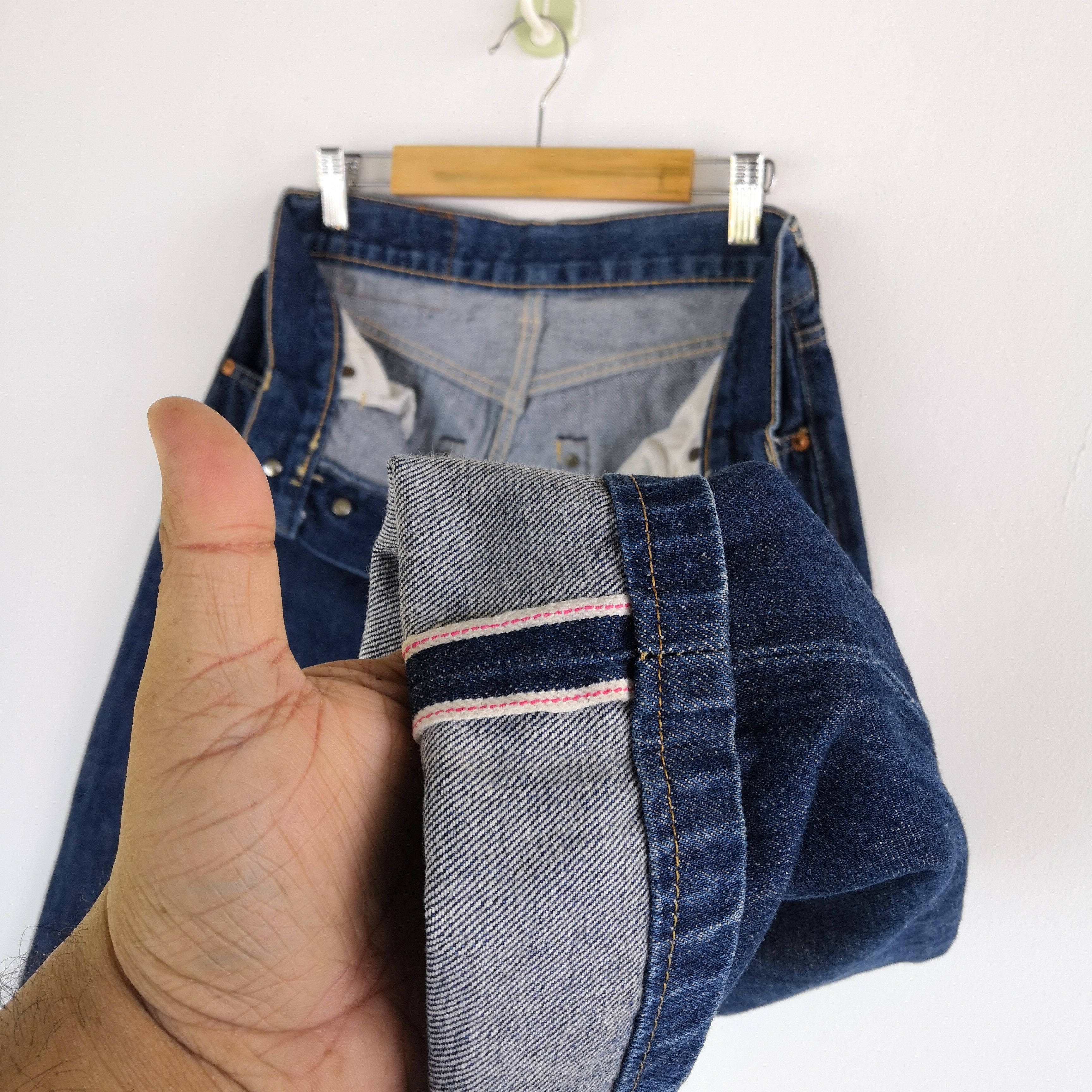 HOLLYWOOD RANCH MARKET Vintage Selvedge Hollywood Ranch Market Denim Jeans Pants Size 24" / US 00 / IT 34 - 10 Thumbnail