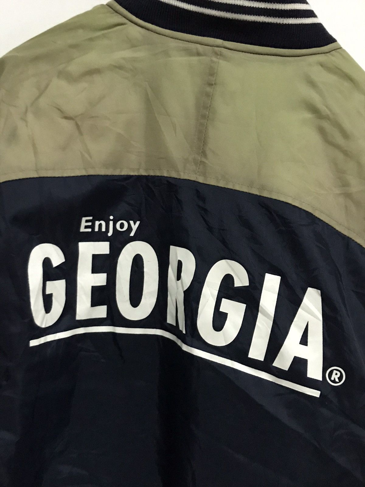 Japanese Brand Georgia zipper varsity jacket Size US L / EU 52-54 / 3 - 5 Thumbnail