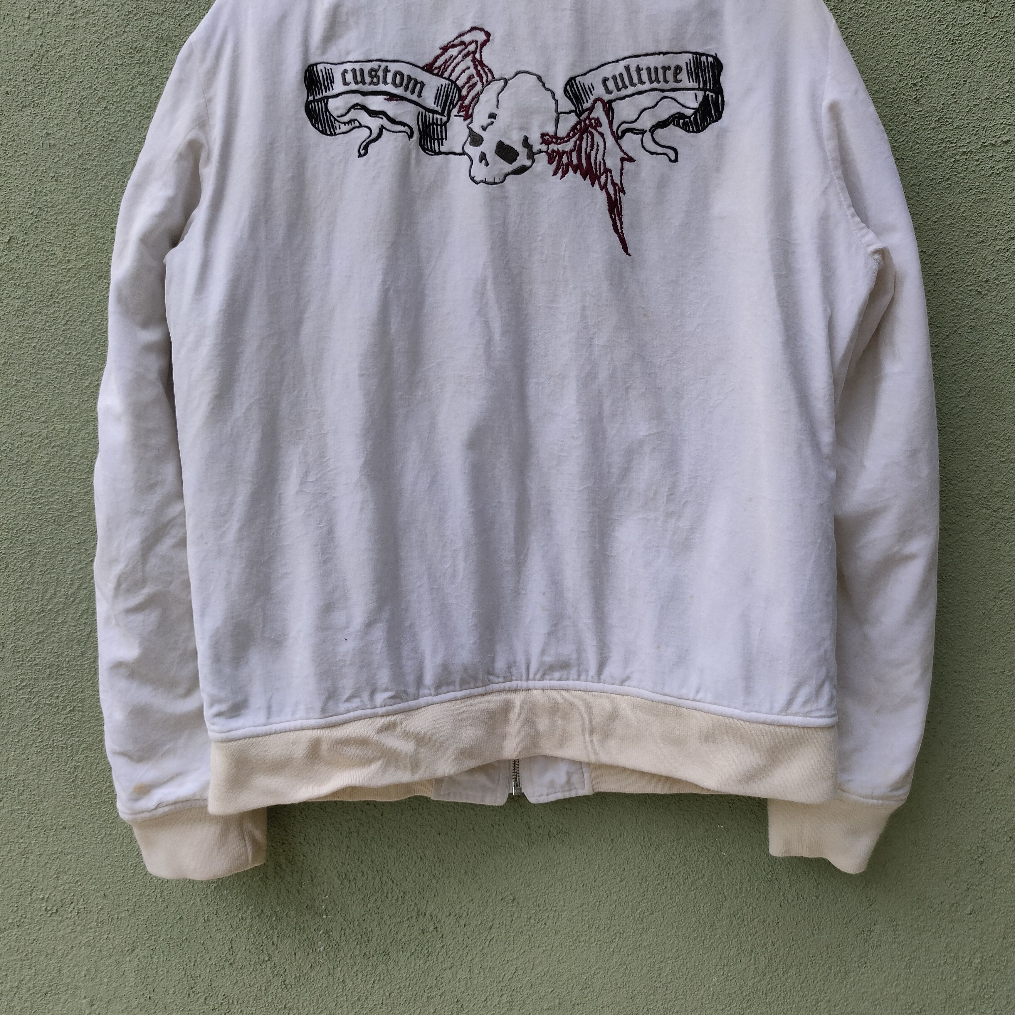 Japanese Brand Vintage Custom Culture Embroidery Skulls Zipper Ups Jacket Size US L / EU 52-54 / 3 - 10 Thumbnail