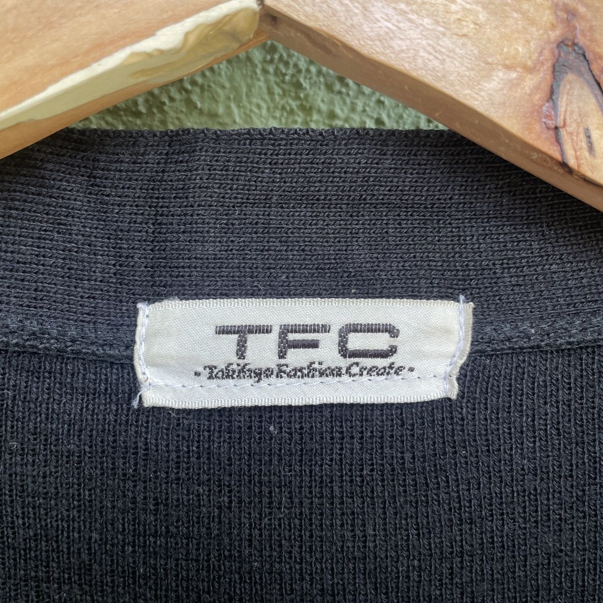 Aran Isles Knitwear Vintage T.F.C Black Cardigan knitwear Japanese brand Size US S / EU 44-46 / 1 - 6 Thumbnail