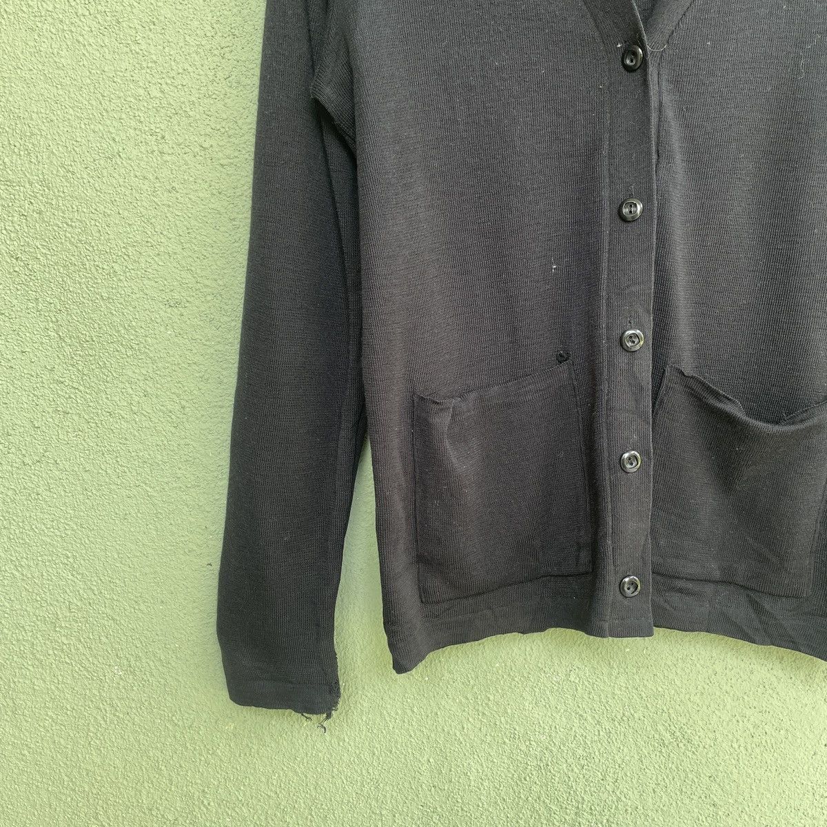 Aran Isles Knitwear Vintage T.F.C Black Cardigan knitwear Japanese brand Size US S / EU 44-46 / 1 - 4 Thumbnail