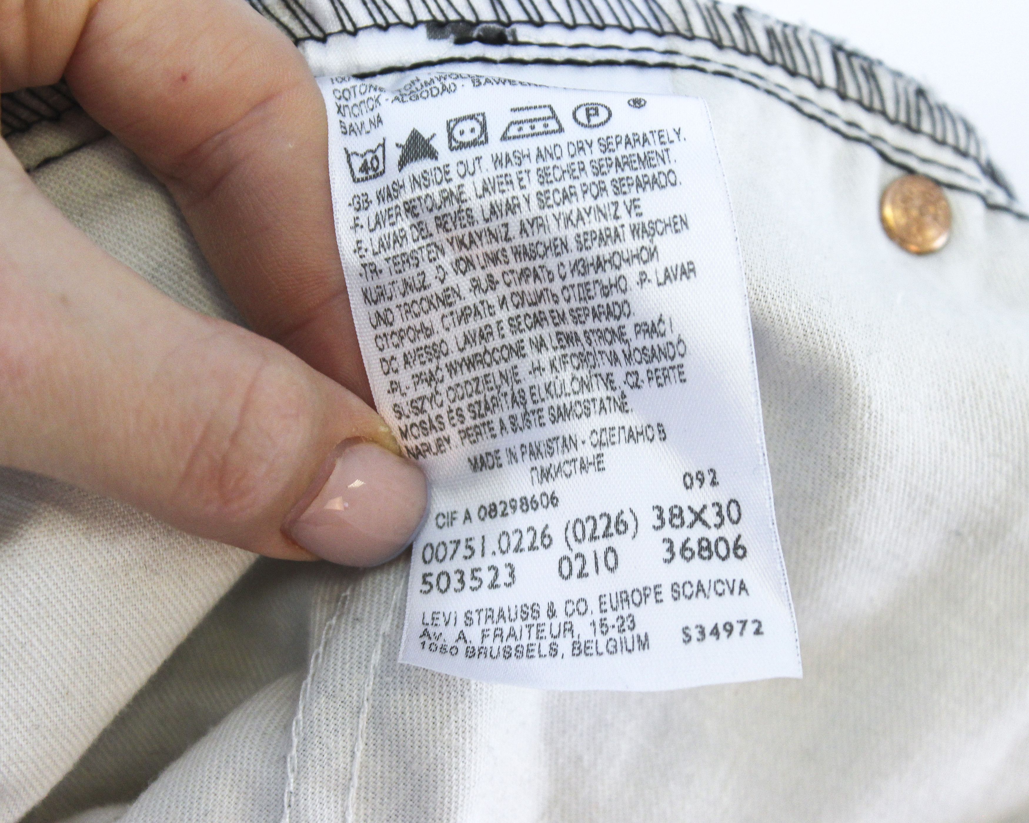 Levi's 751 Mens W38 L30 Regular Straight Jeans Denim Pants Trousers Size US 38 / EU 54 - 10 Thumbnail