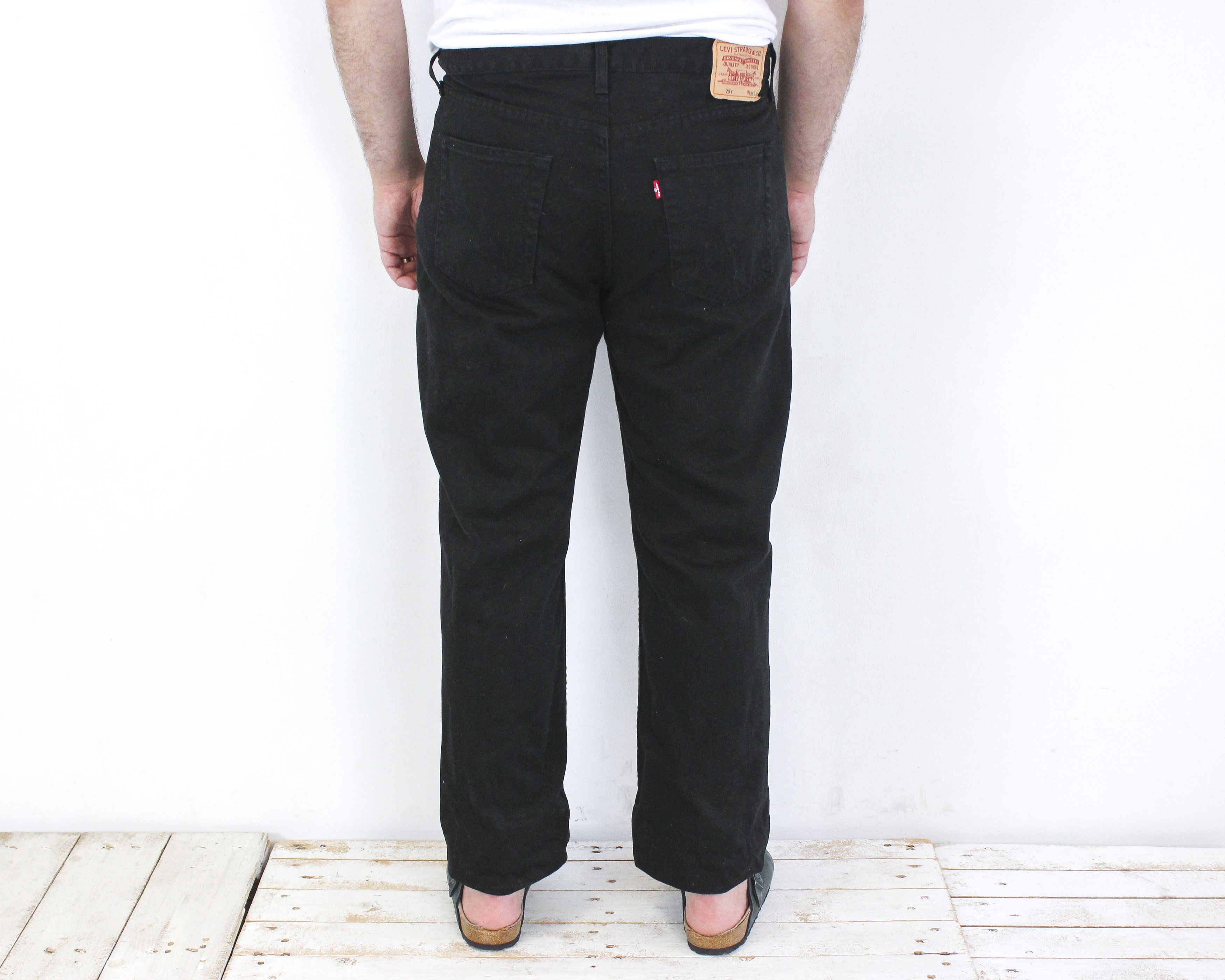 Levi's 751 Mens W38 L30 Regular Straight Jeans Denim Pants Trousers Size US 38 / EU 54 - 5 Thumbnail