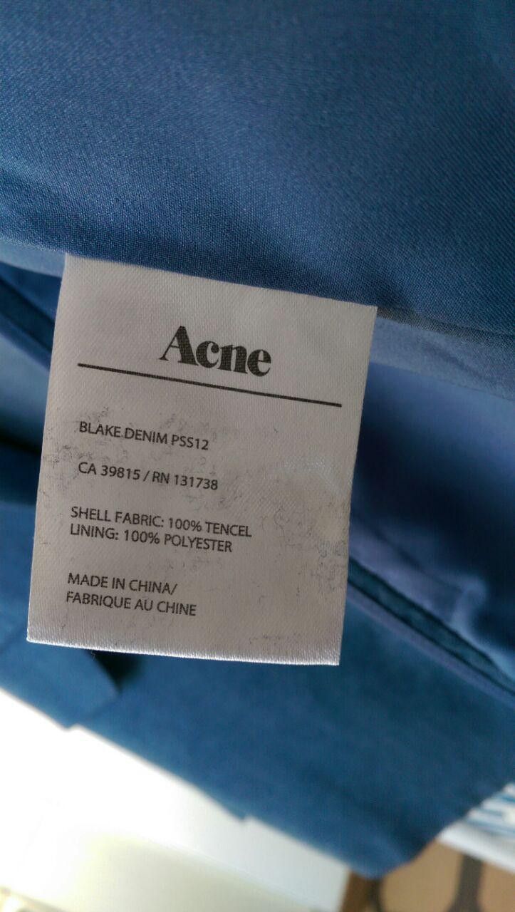 Acne Studios 395$ Acne Blake Chambray Blazer Size M / US 6-8 / IT 42-44 - 10 Thumbnail
