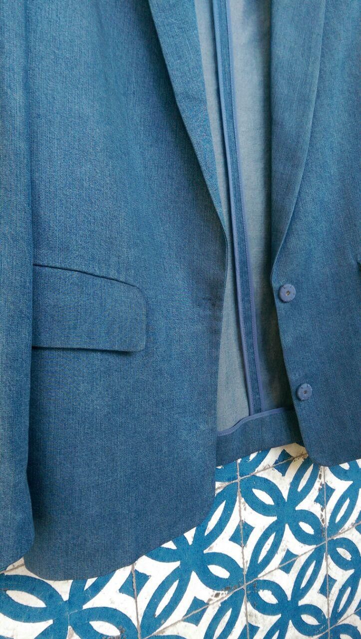 Acne Studios 395$ Acne Blake Chambray Blazer Size M / US 6-8 / IT 42-44 - 8 Thumbnail