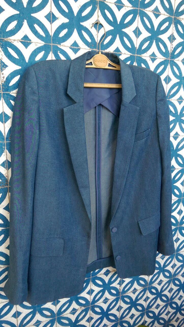 Acne Studios 395$ Acne Blake Chambray Blazer Size M / US 6-8 / IT 42-44 - 12 Thumbnail