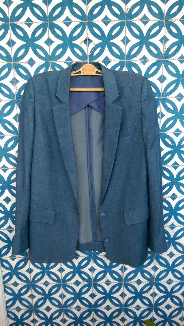 Acne Studios 395$ Acne Blake Chambray Blazer Size M / US 6-8 / IT 42-44 - 6 Thumbnail
