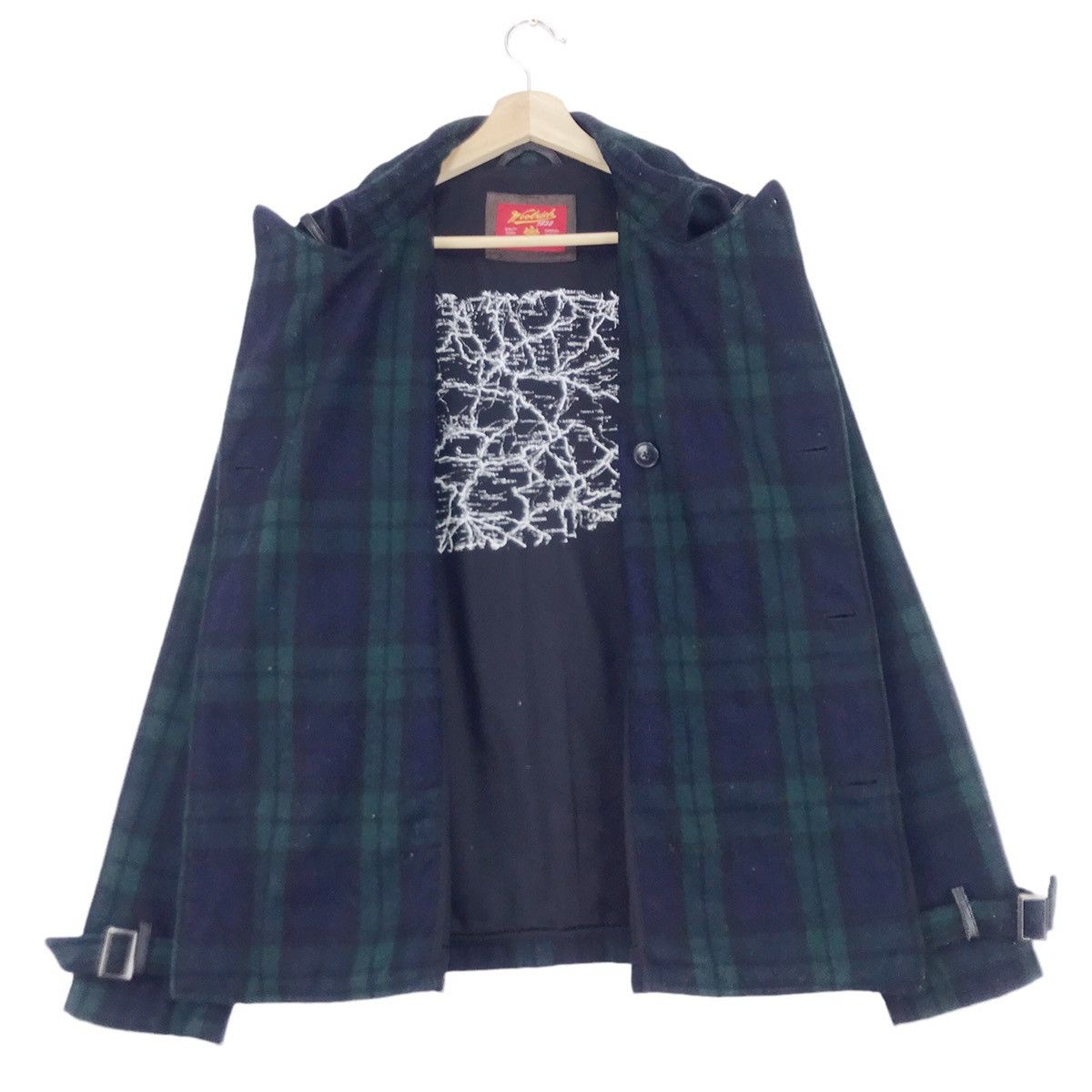 Woolrich Woolen Mills Woolrich Double Breast Tartan Wool Jacket Size US M / EU 48-50 / 2 - 2 Thumbnail