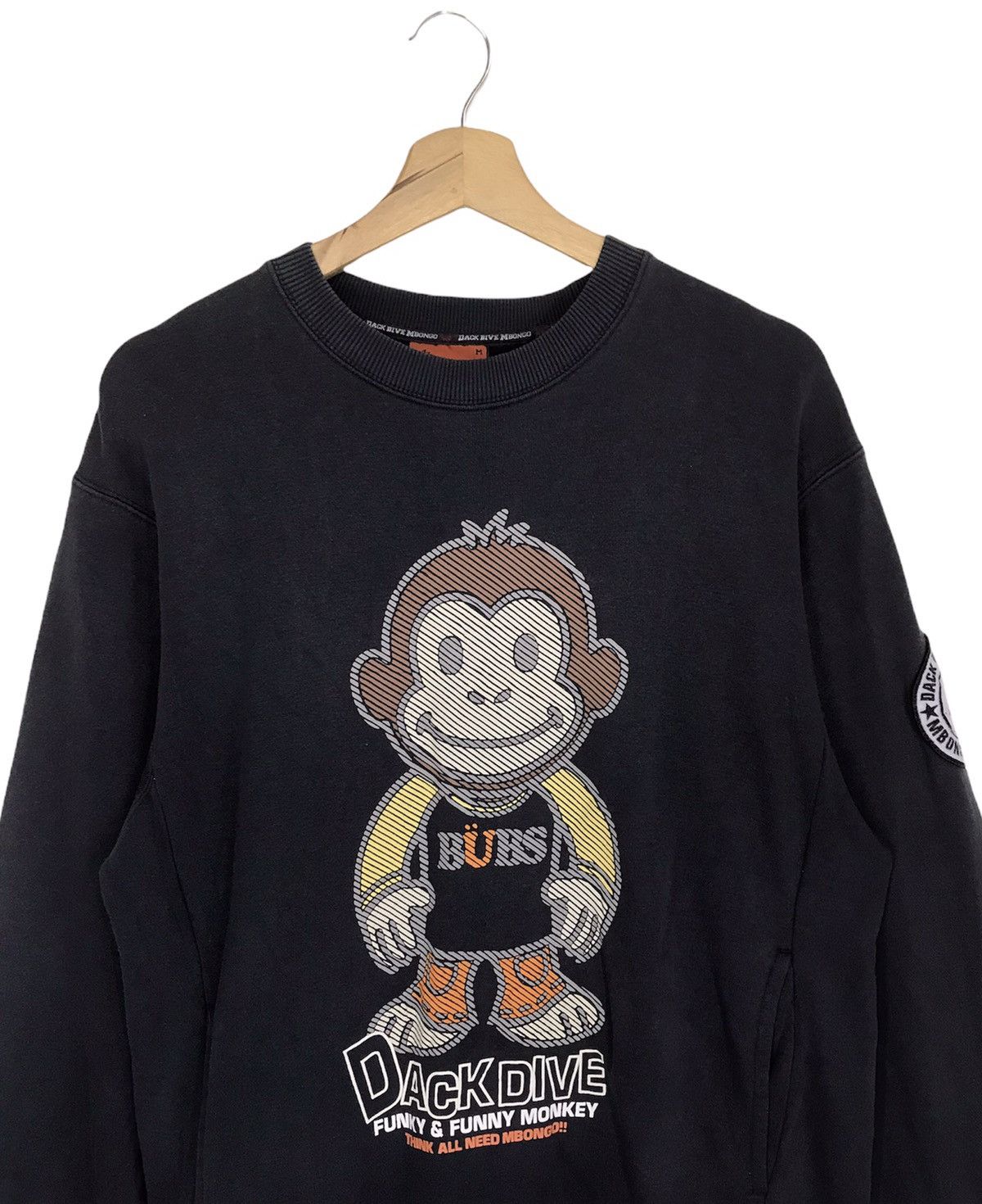 Japanese Brand Vintage Dack Dive Mbongo Fullprint Sweatshirts Size US M / EU 48-50 / 2 - 3 Thumbnail