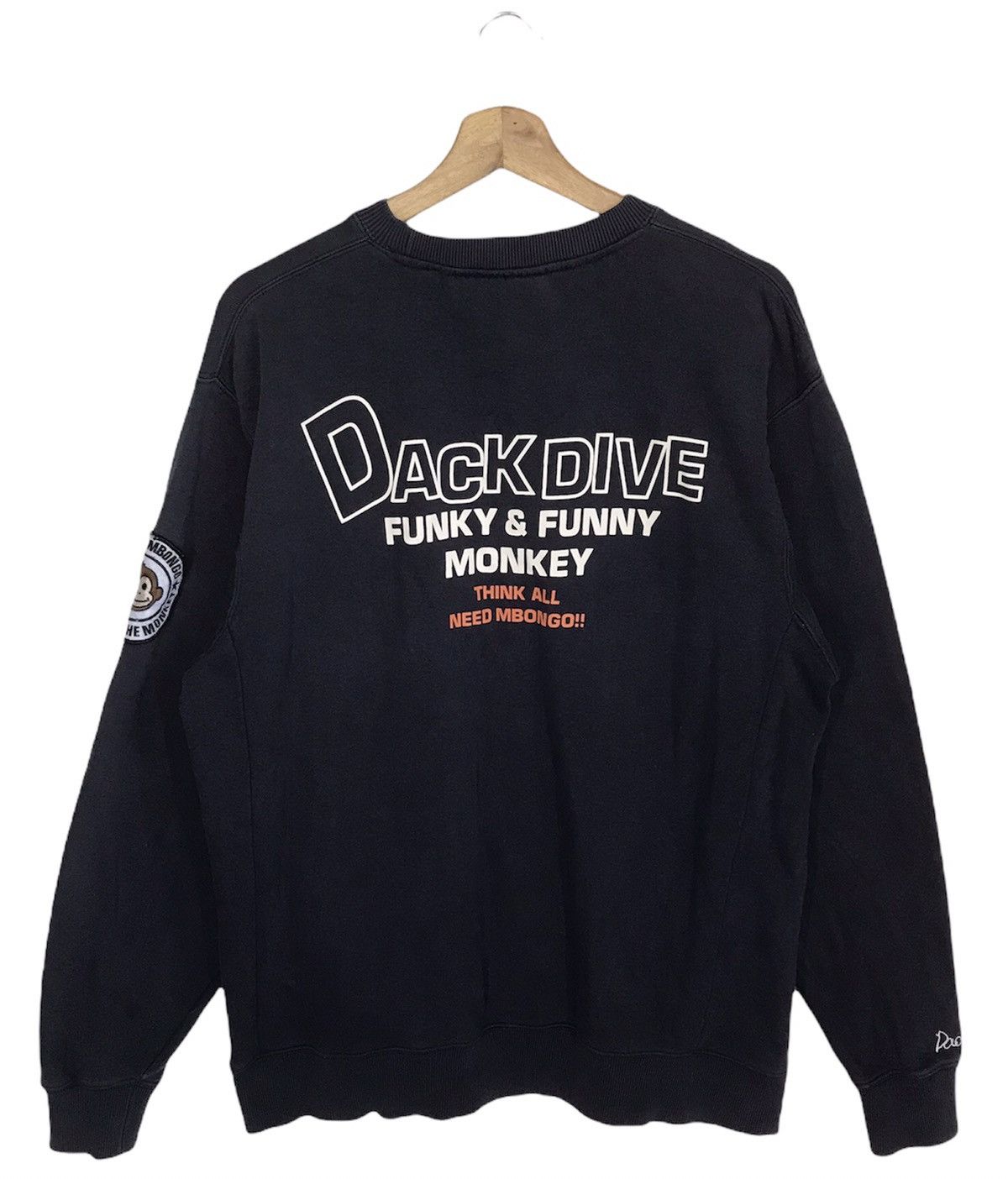 Japanese Brand Vintage Dack Dive Mbongo Fullprint Sweatshirts Size US M / EU 48-50 / 2 - 2 Thumbnail