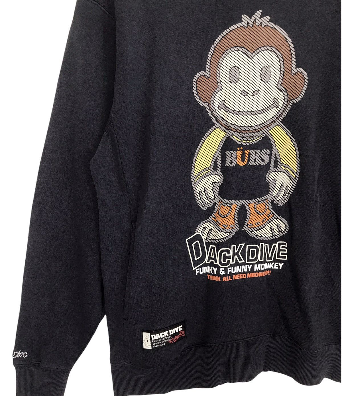 Japanese Brand Vintage Dack Dive Mbongo Fullprint Sweatshirts Size US M / EU 48-50 / 2 - 5 Thumbnail