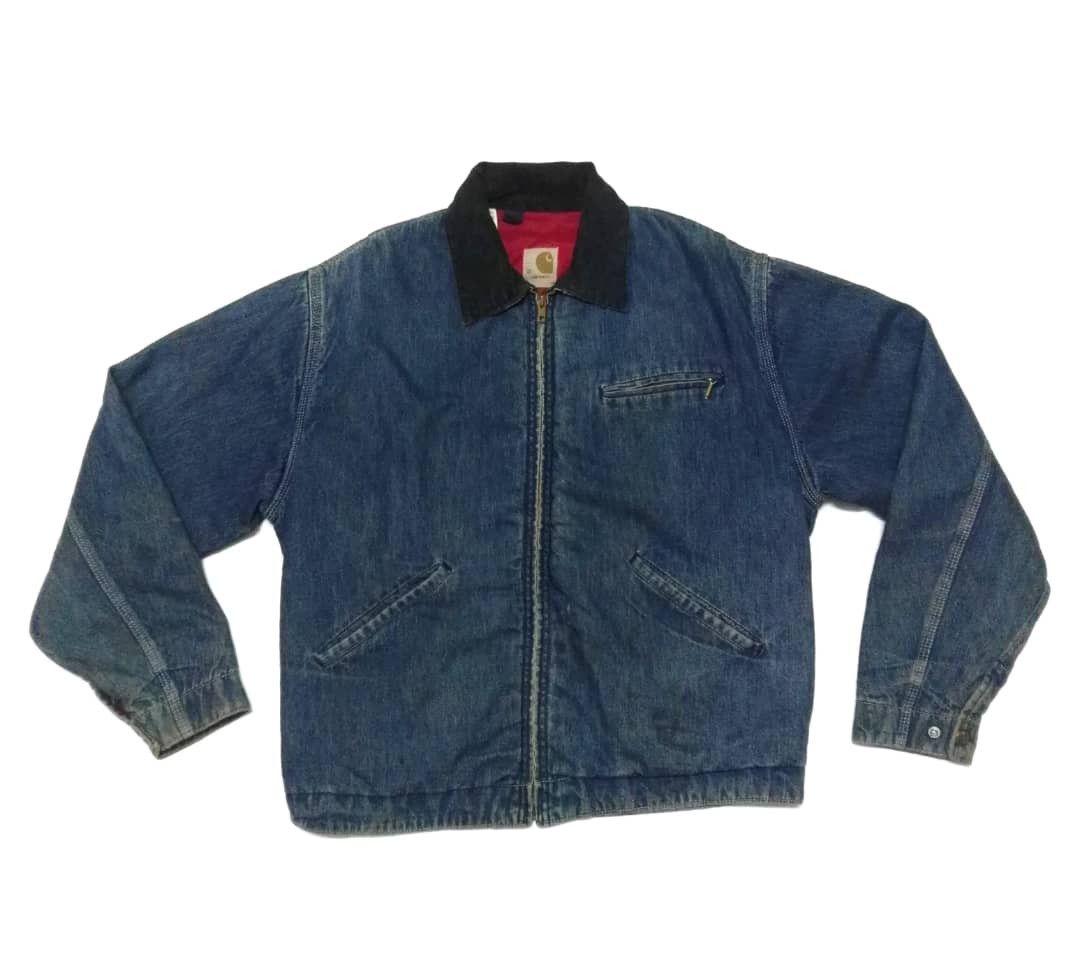 image of Carhartt Detroit Jacket in Indigo Blue, Men's (Size XS)