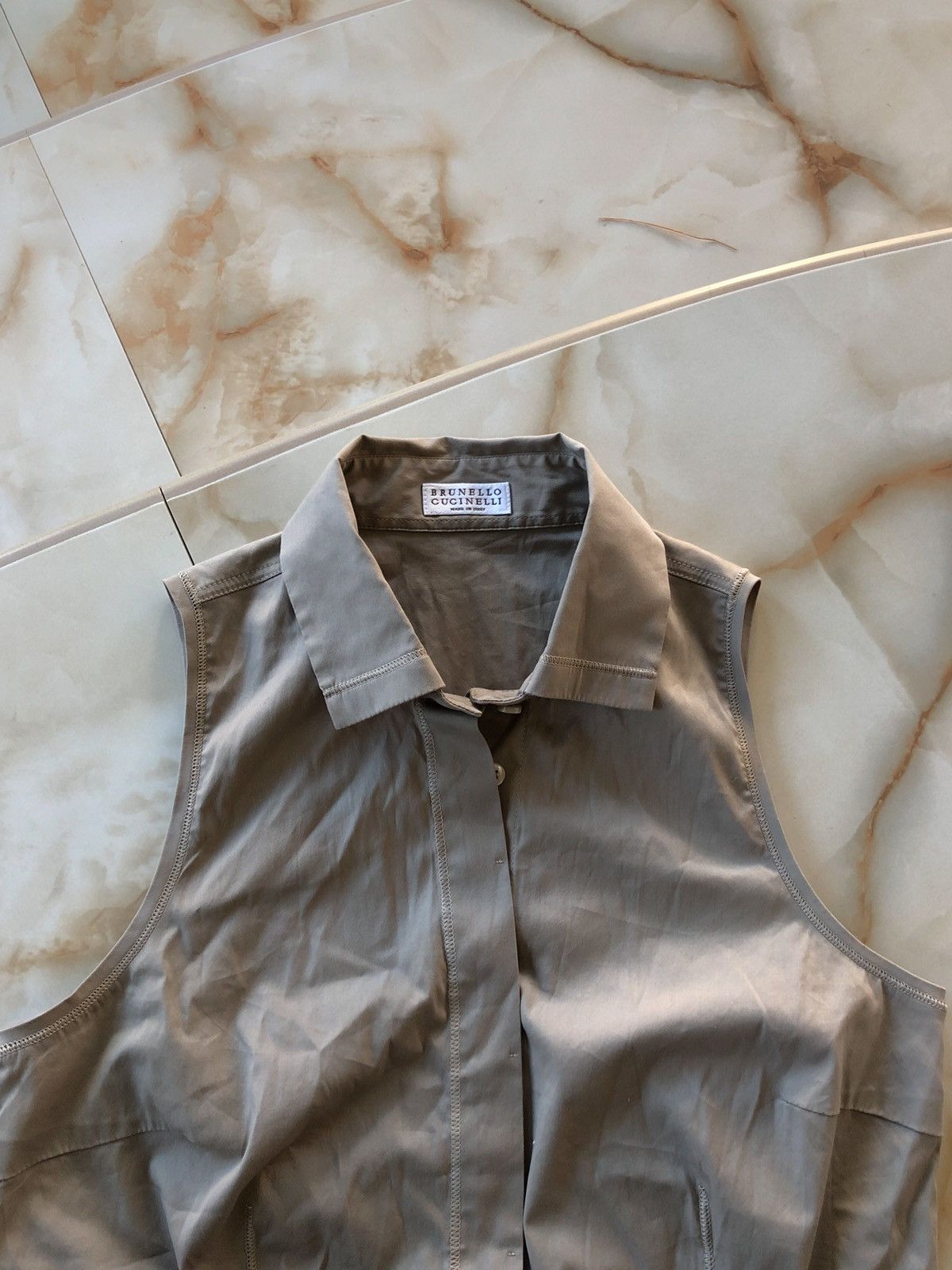 Brunello Cucinelli Vintage Brunello Cucinelli Womens Shirt Size ONE SIZE - 4 Thumbnail