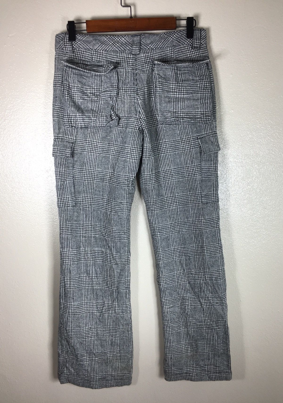 Japanese Brand TOP SECRET CARGO CHECKERED TOUSERS Size US 29 - 3 Thumbnail