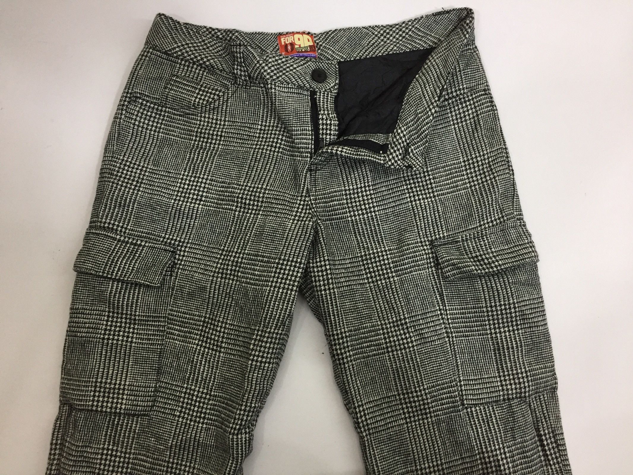 Japanese Brand TOP SECRET CARGO CHECKERED TOUSERS Size US 29 - 1 Thumbnail
