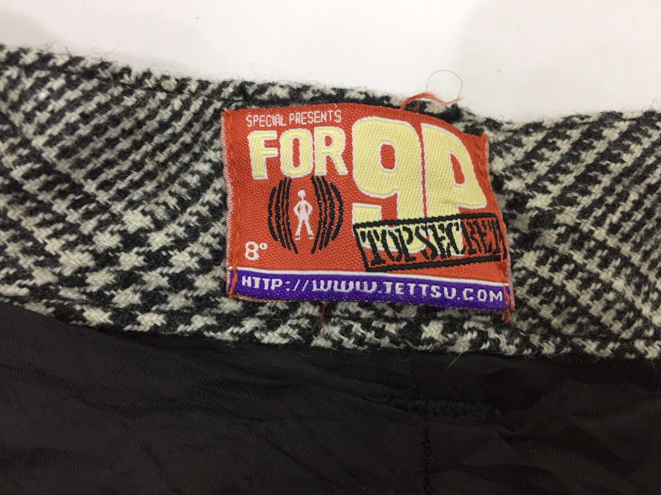 Japanese Brand TOP SECRET CARGO CHECKERED TOUSERS Size US 29 - 7 Thumbnail