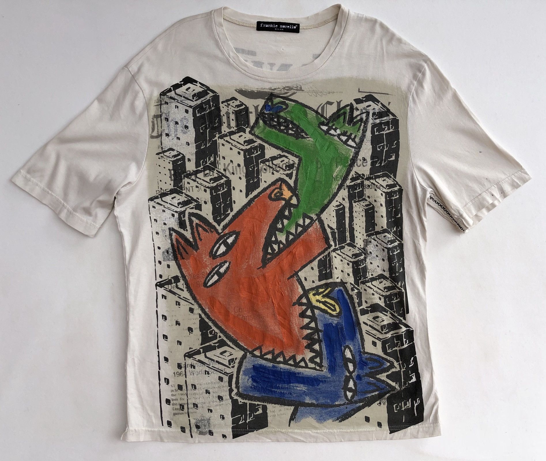 Frankie Morello FRANKIE MORELLO PAINTING ART TSHIRT Size US M / EU 48-50 / 2 - 2 Thumbnail