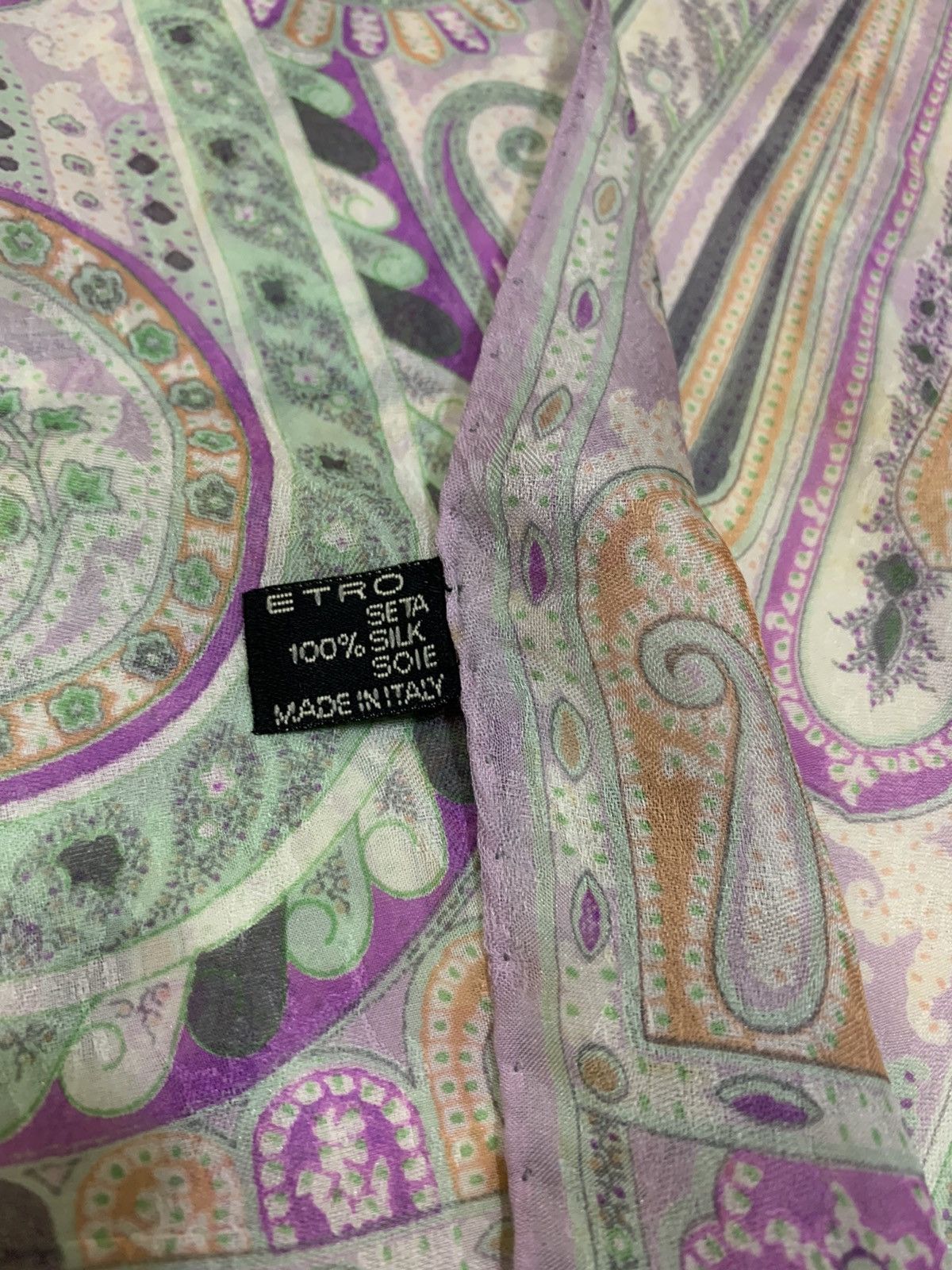 Etro PAISLEY ETRO SILK SCARF Size ONE SIZE - 5 Thumbnail